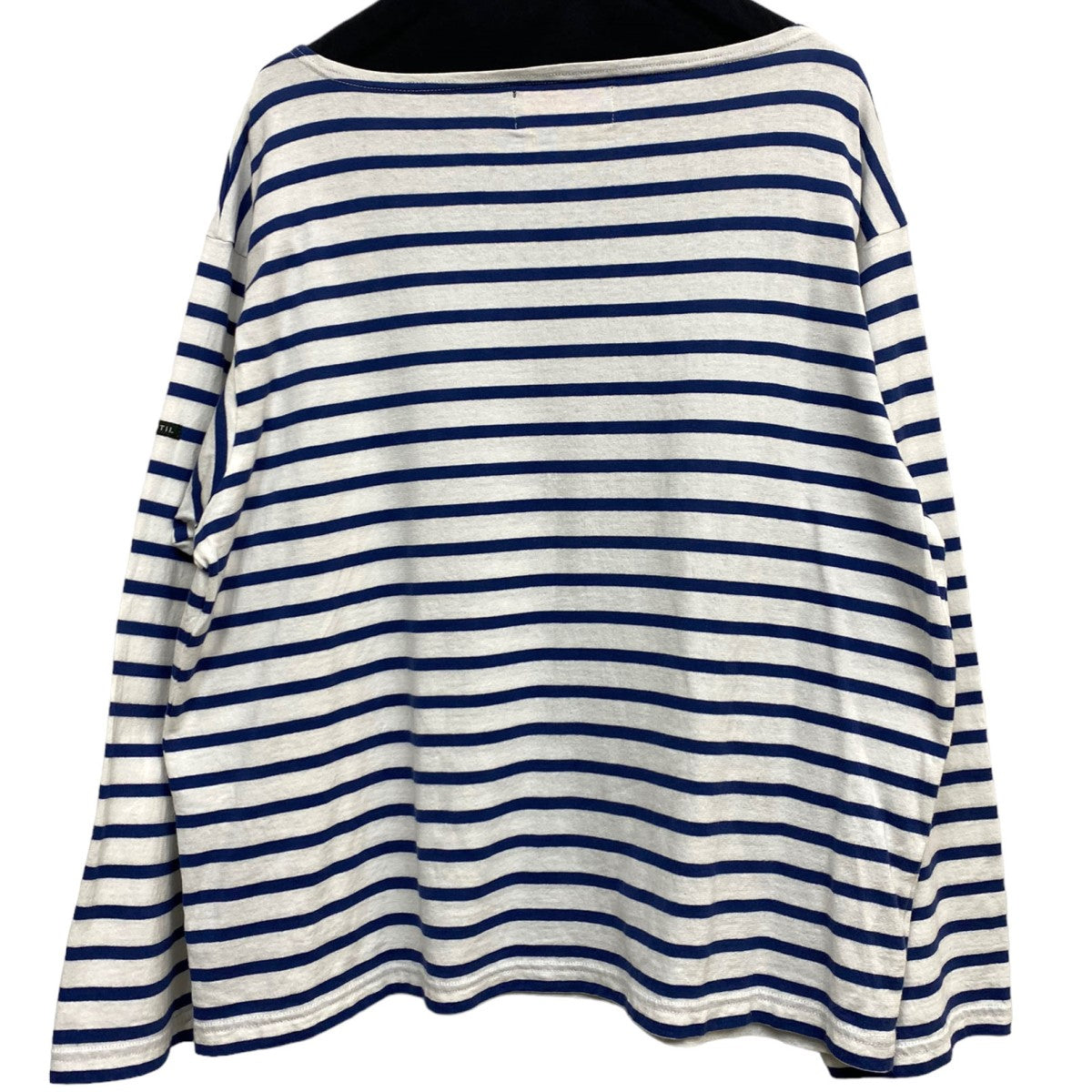 最終価格 outil TORICOT AAST バスクシャツSIZE2 outil ウティ : TORICOT AAST バスクシャツ (OFF/YELLOW PEAR