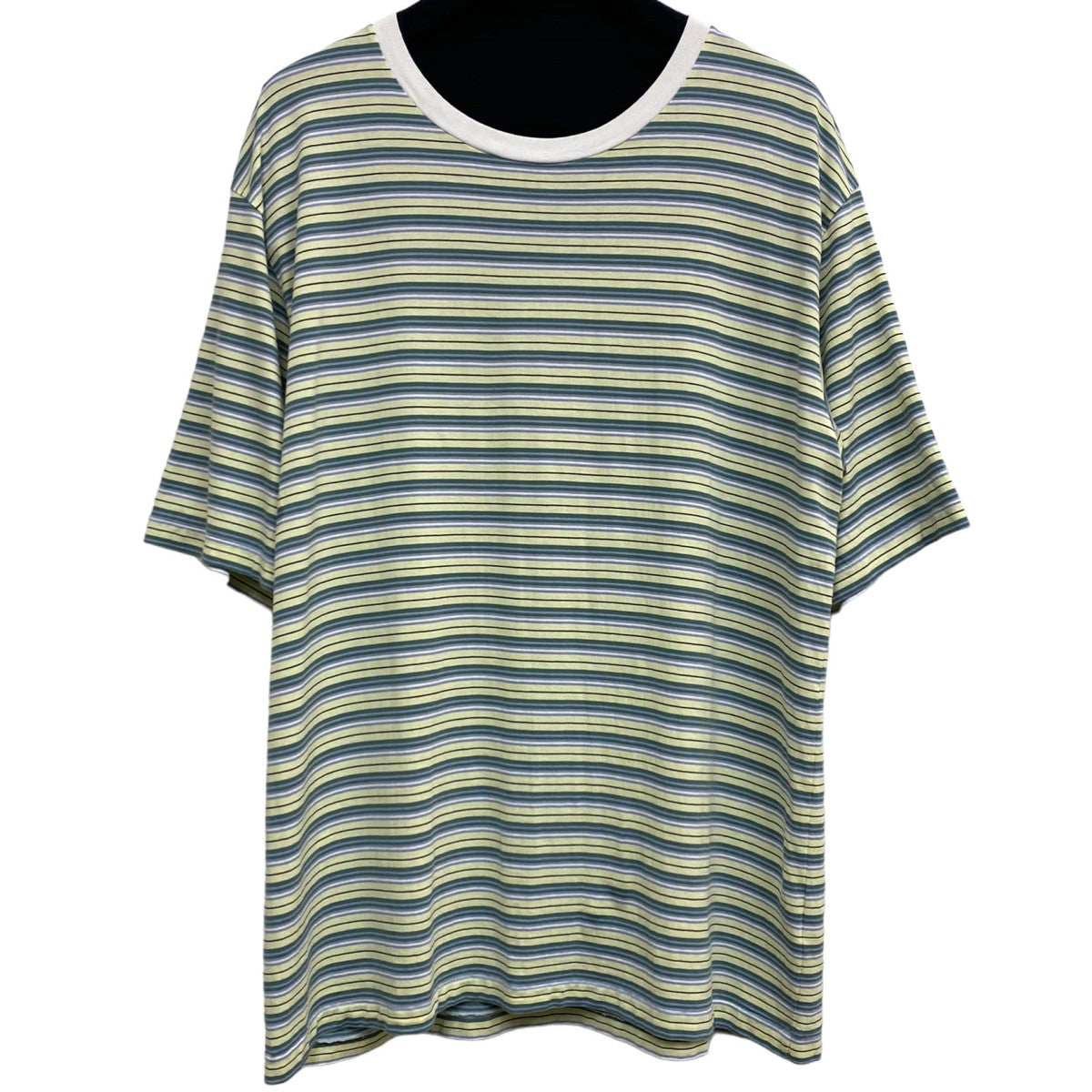 AURALEE 24SSHARD TWIST COTTON BORDER TEEボーダーTシャツ 古着・中古-1枚目のアイテム画像