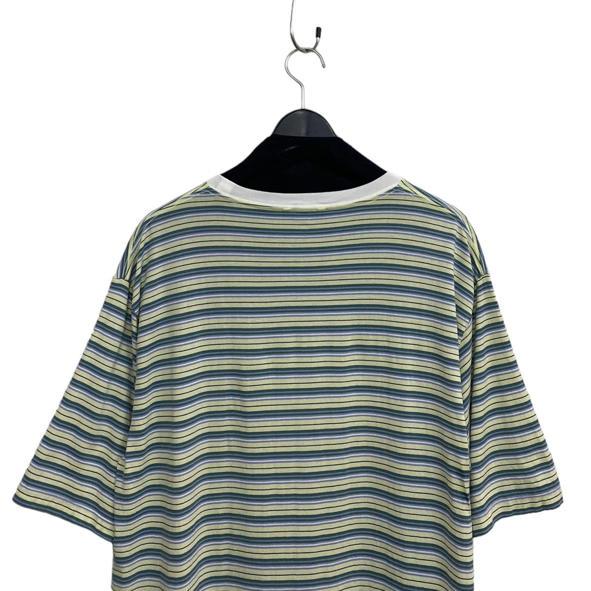 AURALEE 24SSHARD TWIST COTTON BORDER TEEボーダーTシャツ 古着・中古-6枚目のアイテム画像