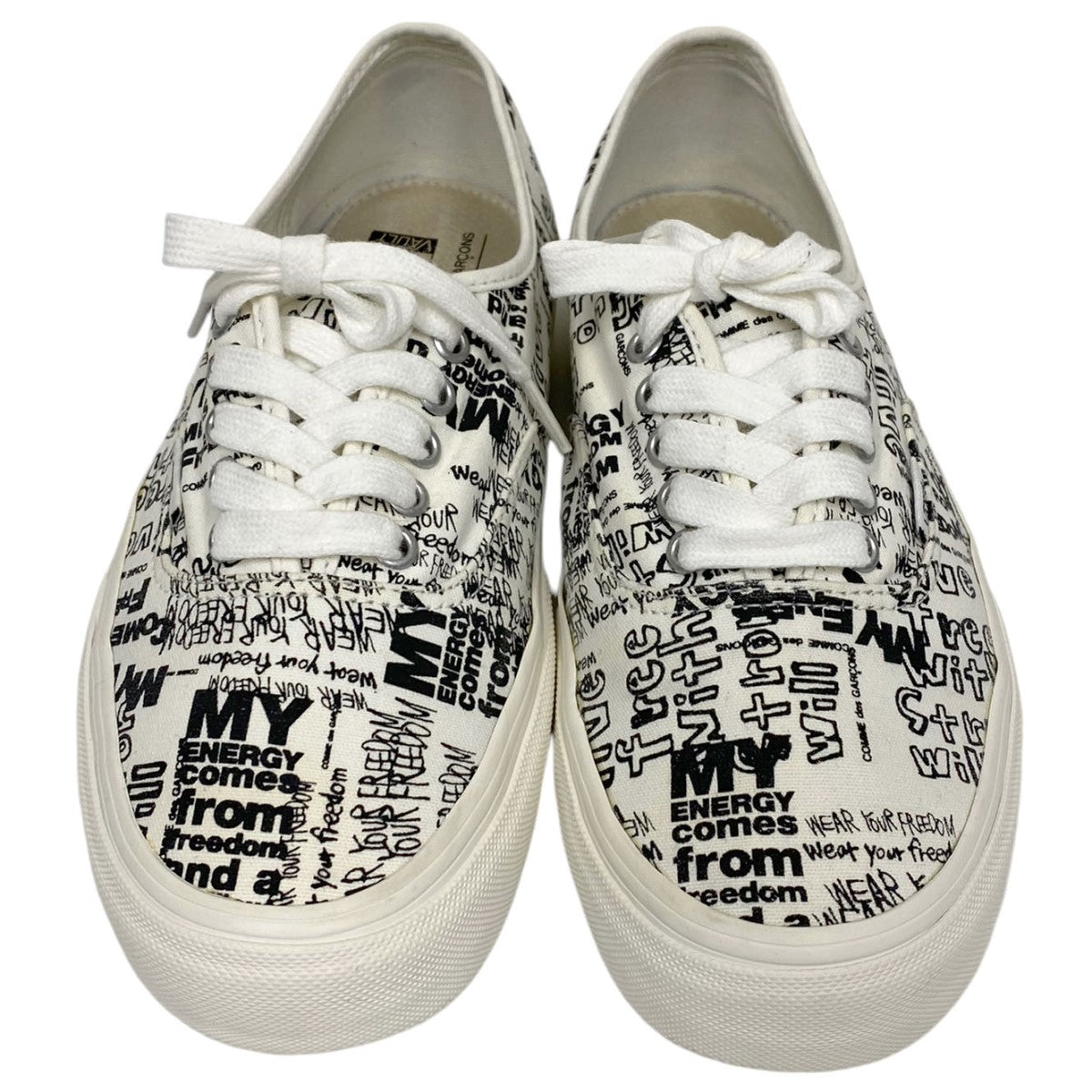 COMME des GARCONS VANS(コムデギャルソン ヴァンズ バンズ) VAULT AUTHENTICボルトオーセンティックスニーカー靴  ホワイト サイズ US9(27cm)｜【公式】カインドオルオンライン ブランド古着・中古通販【kindal】