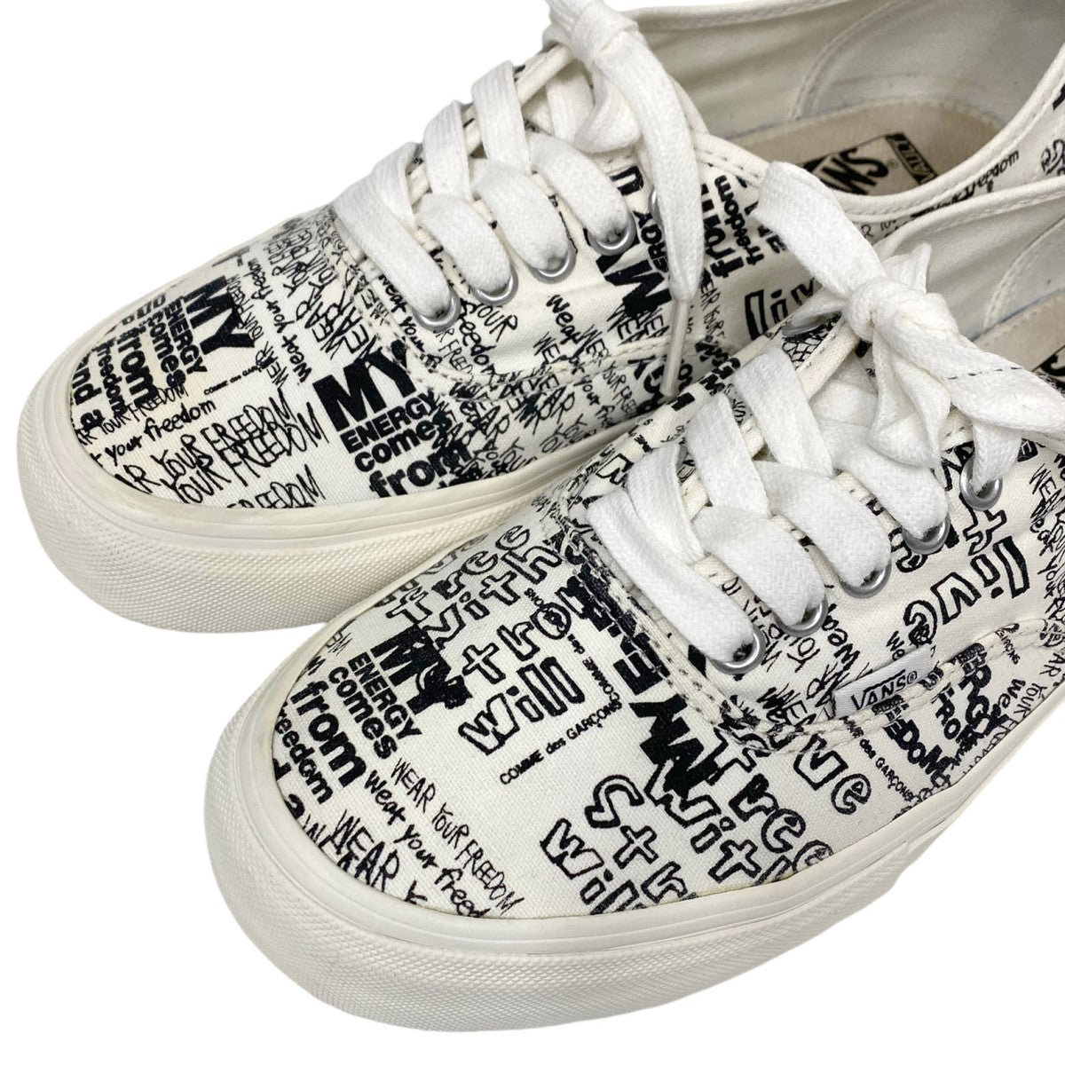 COMME des GARCONS VANS(コムデギャルソン ヴァンズ バンズ) VAULT AUTHENTICボルトオーセンティックスニーカー靴  ホワイト サイズ US9(27cm)｜【公式】カインドオルオンライン ブランド古着・中古通販【kindal】