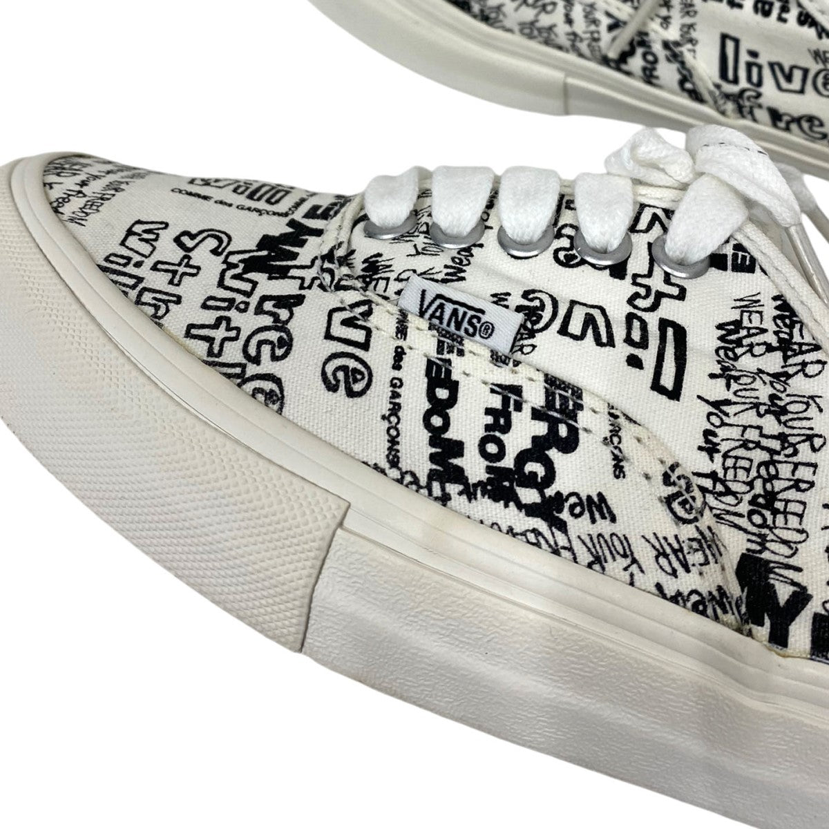 COMME des GARCONS VANS(コムデギャルソン ヴァンズ バンズ) VAULT AUTHENTICボルトオーセンティックスニーカー靴  ホワイト サイズ US9(27cm)｜【公式】カインドオルオンライン ブランド古着・中古通販【kindal】