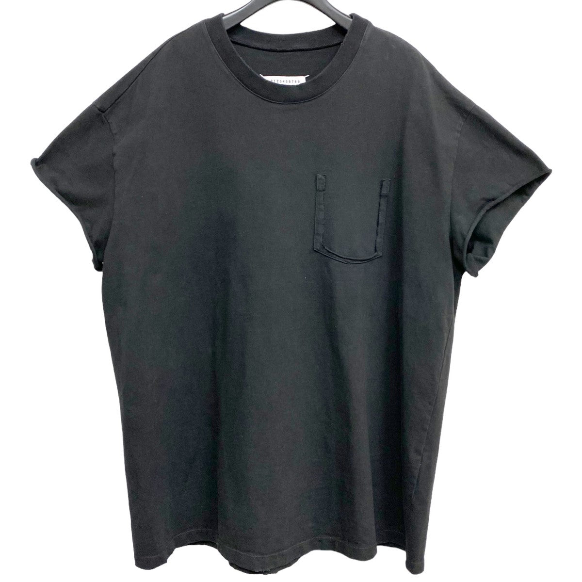 Maison Margiela10 19SSNosleeve Nopocket Cutting T-shirt USED Damageダメージ加工カッティングオーバーサイズTシャツ 古着・中古-1枚目のアイテム画像