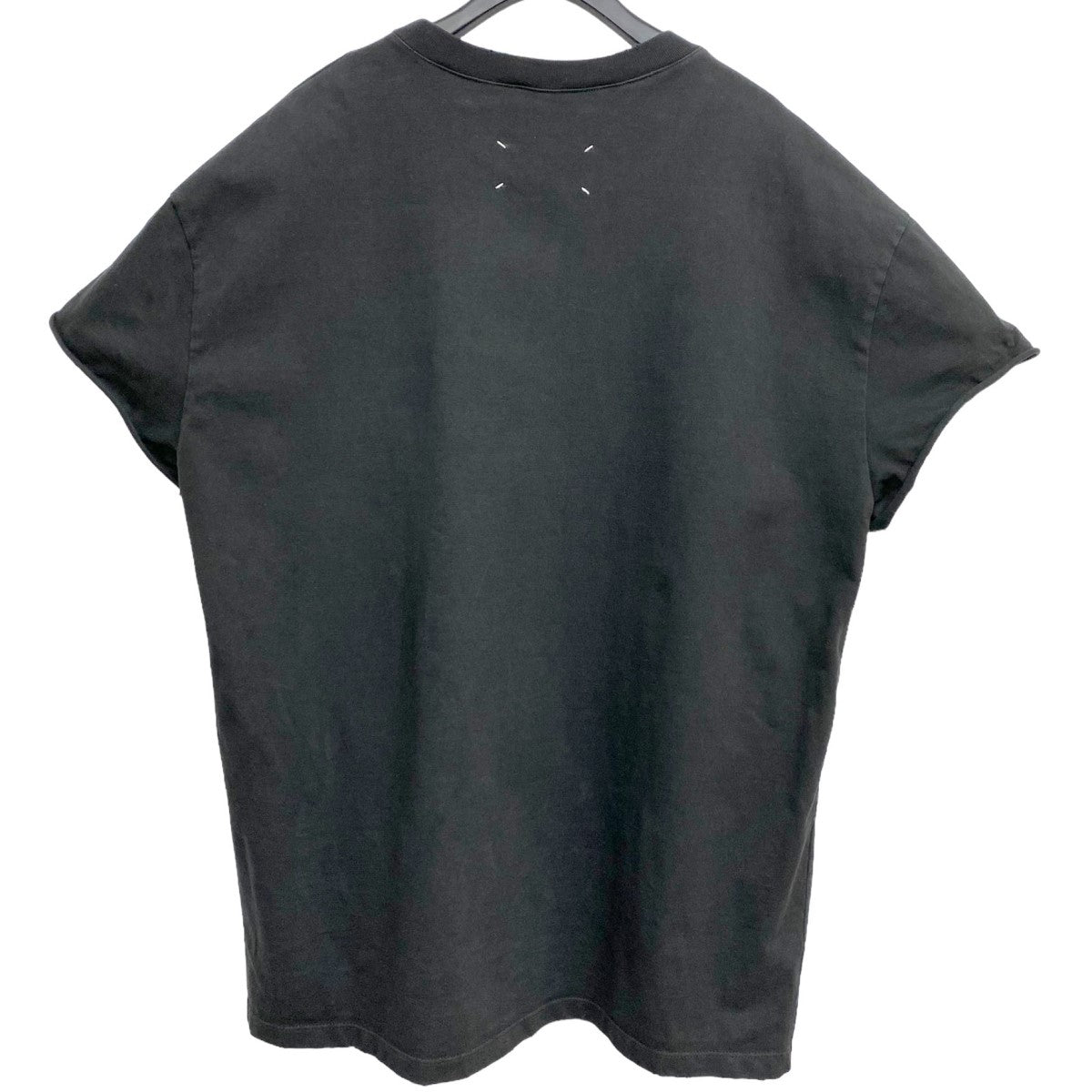 Maison Margiela10 19SSNosleeve Nopocket Cutting T-shirt USED Damageダメージ加工カッティングオーバーサイズTシャツ 古着・中古-2枚目のアイテム画像