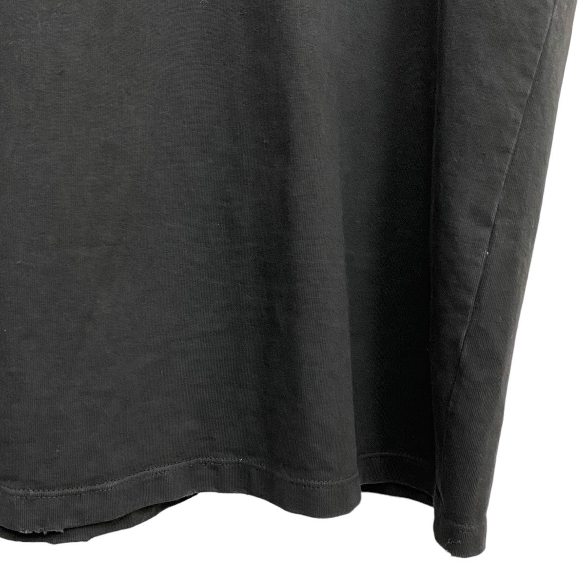 Maison Margiela10 19SSNosleeve Nopocket Cutting T-shirt USED Damageダメージ加工カッティングオーバーサイズTシャツ 古着・中古-4枚目のアイテム画像