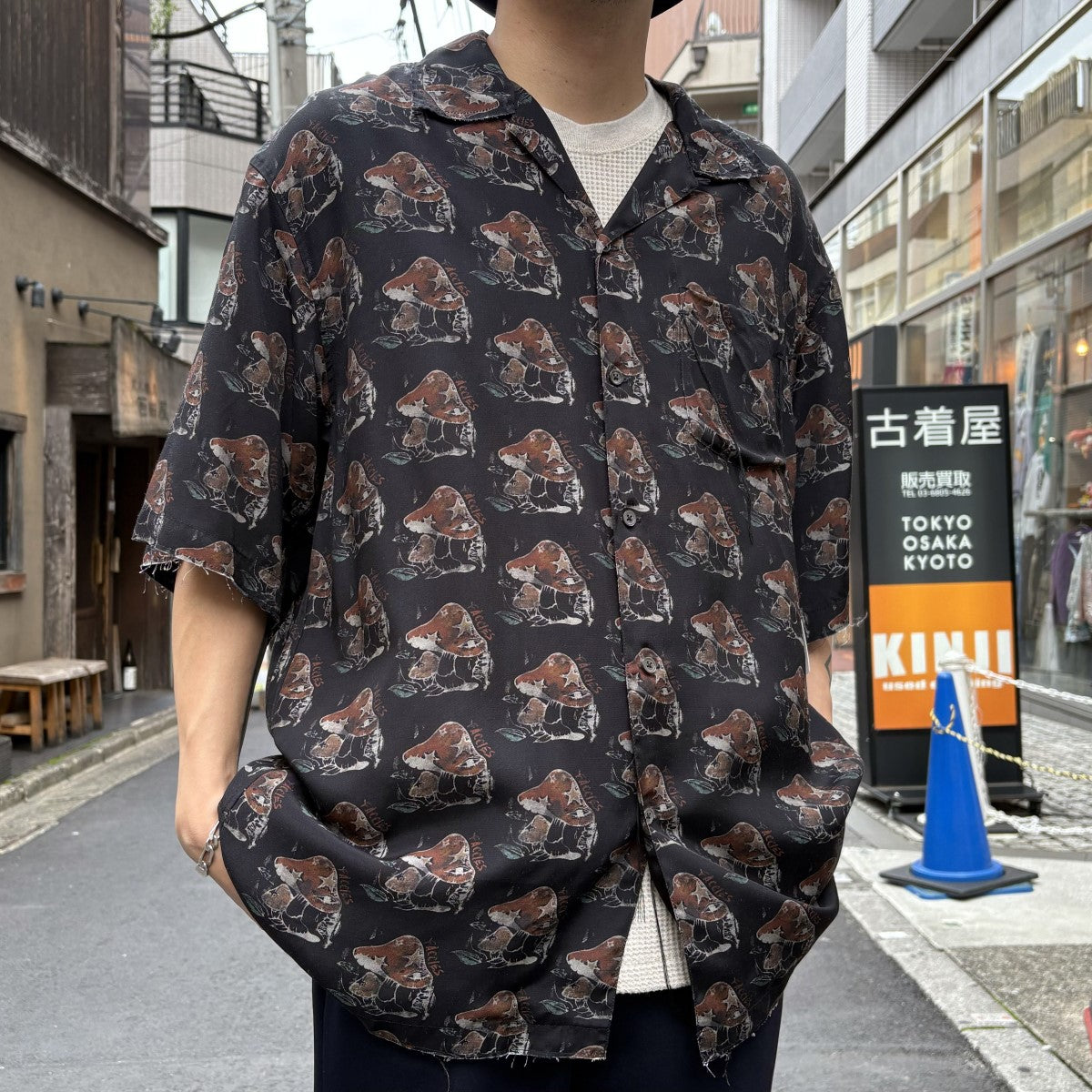 FACCIES(ファッチーズ) 23SSOriginal Textile Sh総柄シャツ