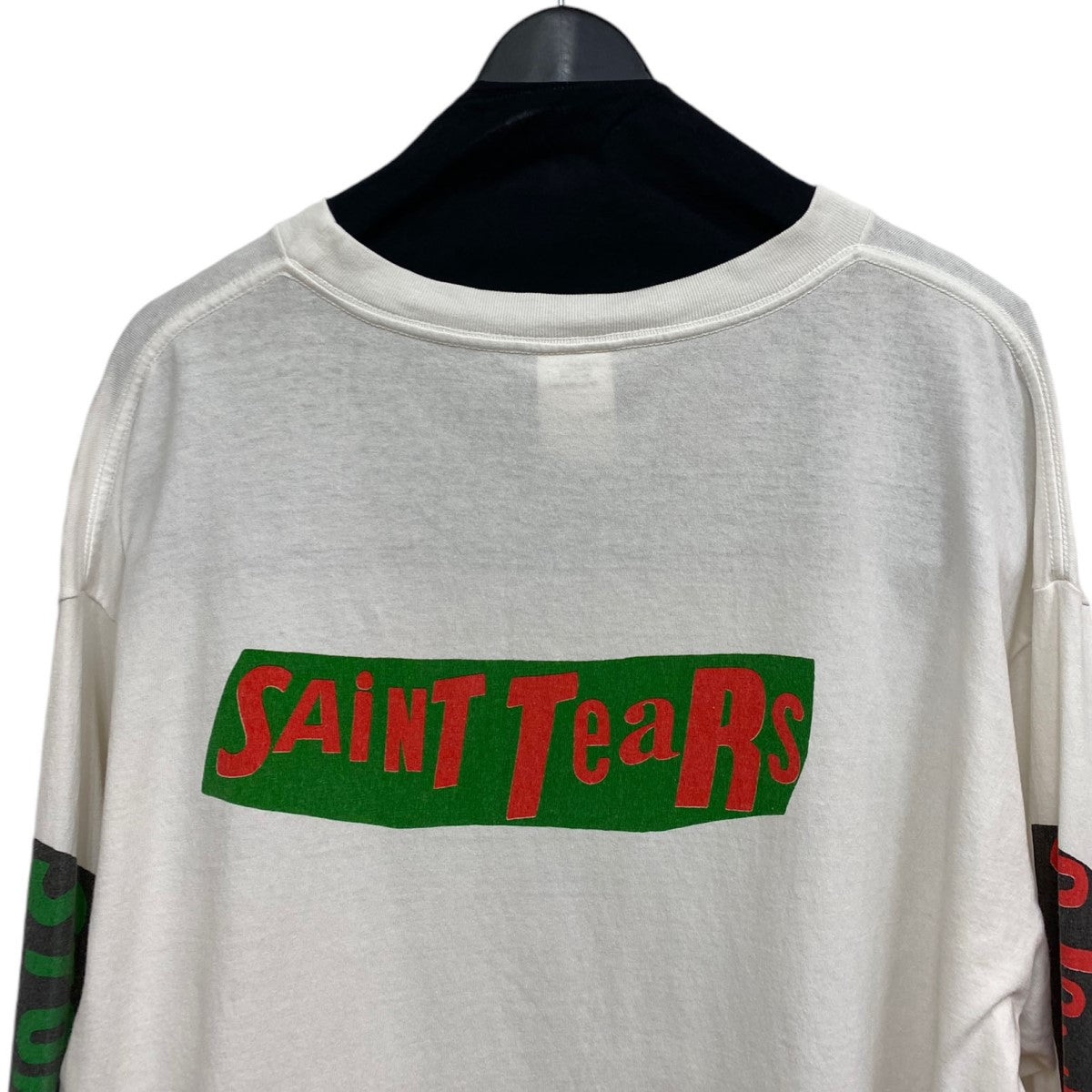 SAINT MICHAEL DENIM TEARS(セントマイケル デニムティアーズ) 21AWTT LS TEE LANDSCAPE  USED加工両面プリントロングスリーブロンT PUNKロゴ ホワイト サイズ XL｜【公式】カインドオルオンライン  ブランド古着・中古通販【kindal】