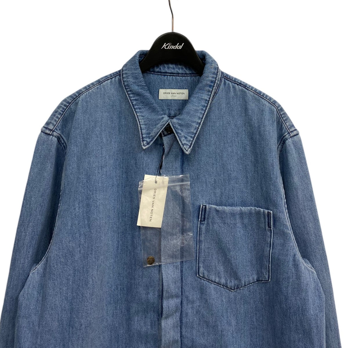 DRIES VAN NOTEN(ドリスヴァンノッテン) 24AWDenim Zip Shirt Jacketデニムジップシャツジャケット