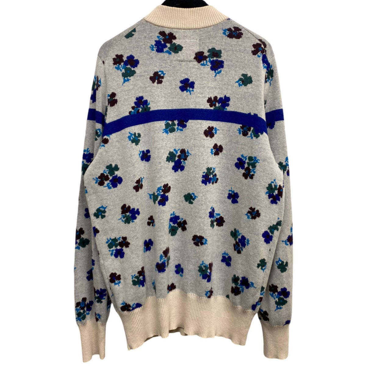sacai(サカイ) Moc Neck Flower Knit Sweaterモックネックフラワー総柄