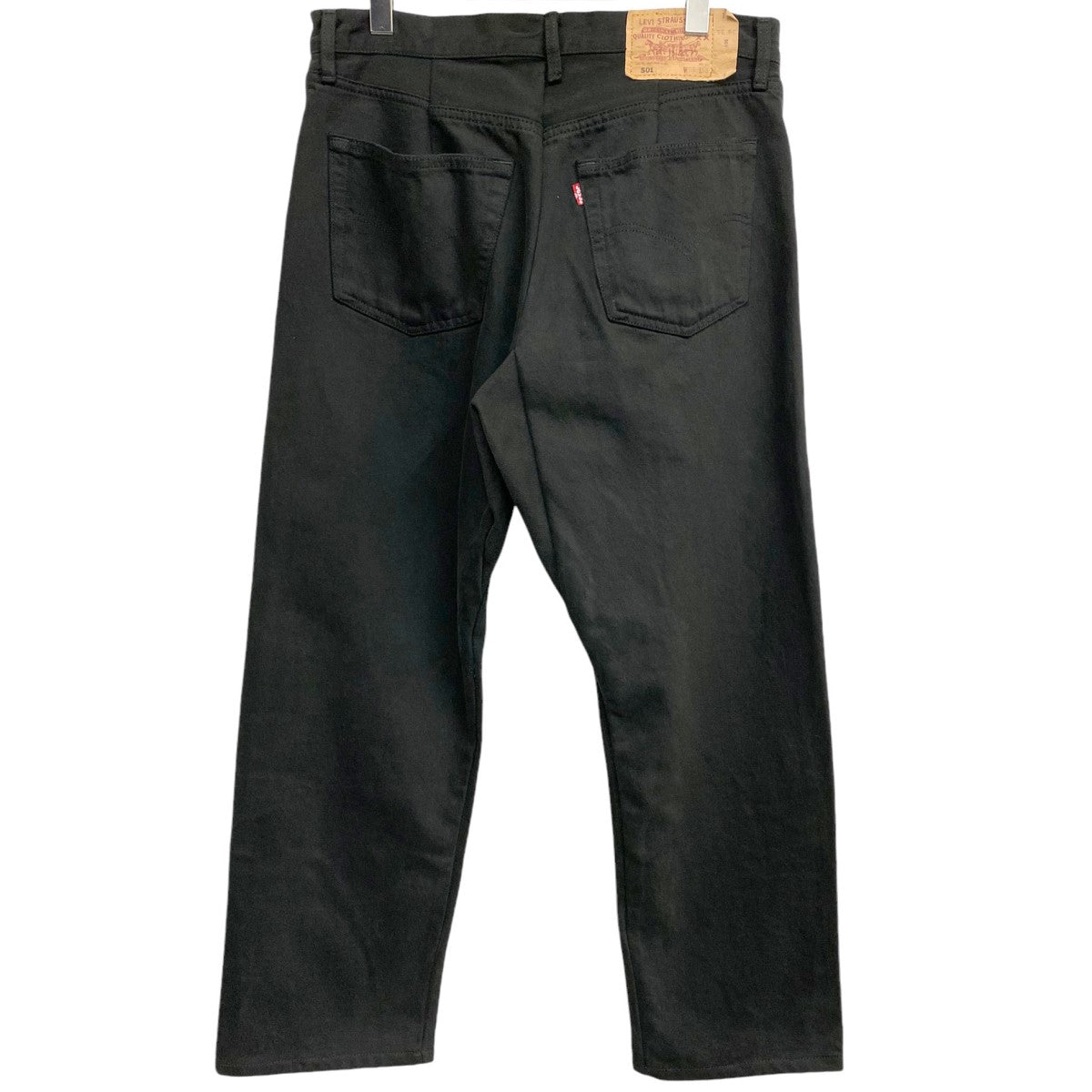 Karmann MEXICO 501 Customize Wide Denim Pants Black Edgeリメイク再構築ワイドデニムパンツ