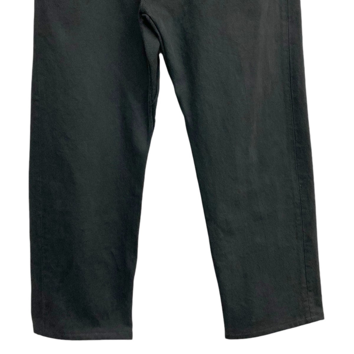 Karmann MEXICO 501 Customize Wide Denim Pants Black Edgeリメイク再構築ワイドデニムパンツ