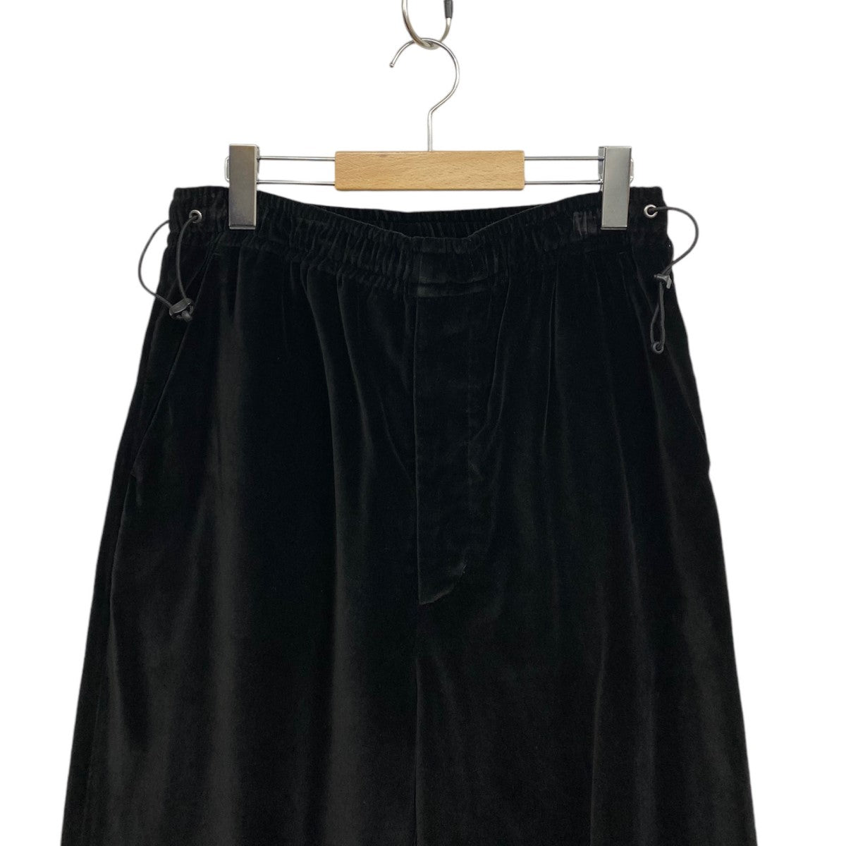 barbell object×JOHN 23AW別注BO-JOHN02 velveteen trousersヴェルヴェットイージーパンツ 古着・中古-5枚目のアイテム画像