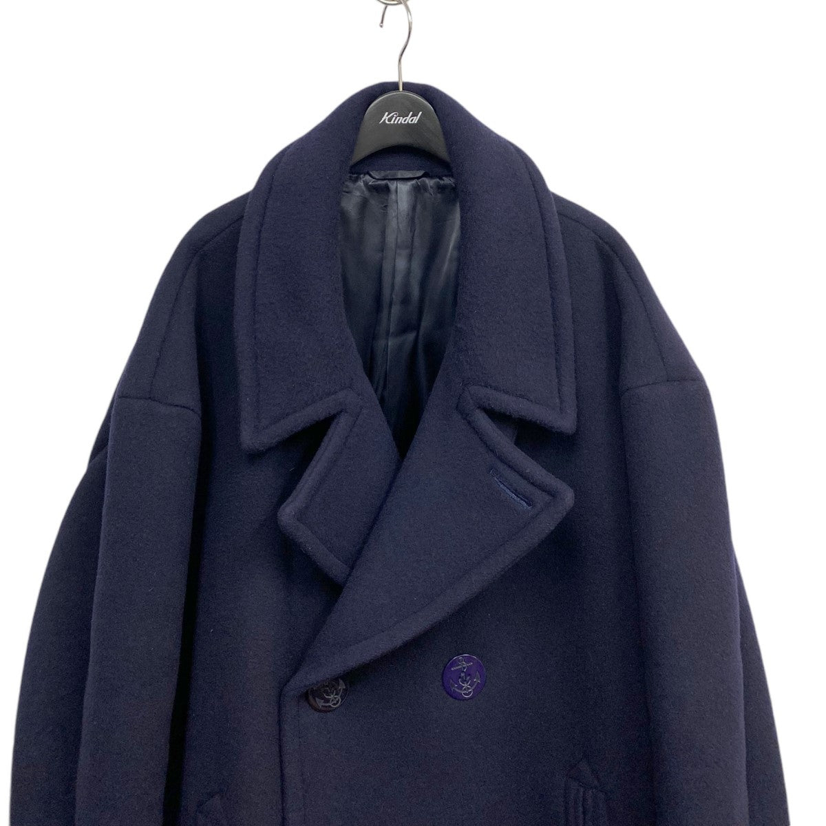 PrettyGreen｜未使用タグ付ウールダブルブレステッドピーコート1