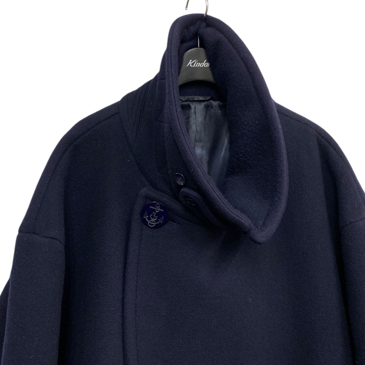 doublet 18AWBonding Oversized Pea CoatオーバーサイズPコート 古着・中古-6枚目のアイテム画像