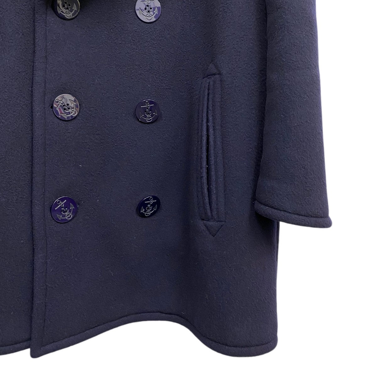 doublet 18AWBonding Oversized Pea CoatオーバーサイズPコート 古着・中古-8枚目のアイテム画像