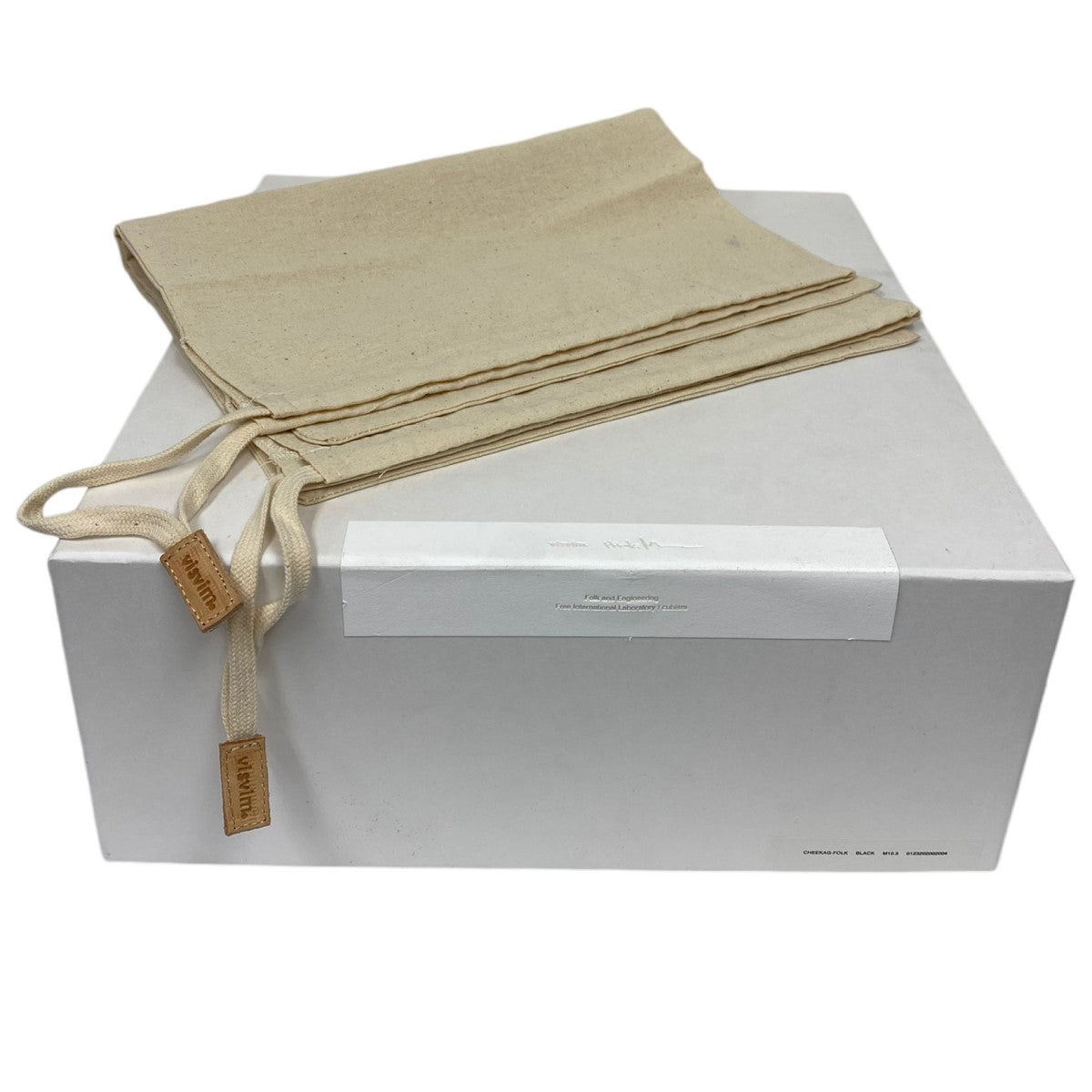 VISVIM 23AW0123202002004 CHEEKAG-FOLKディアレザーベジタブルタンニングホースレザー混合レザーレースアップブーツシューズ靴 古着・中古-10枚目のアイテム画像