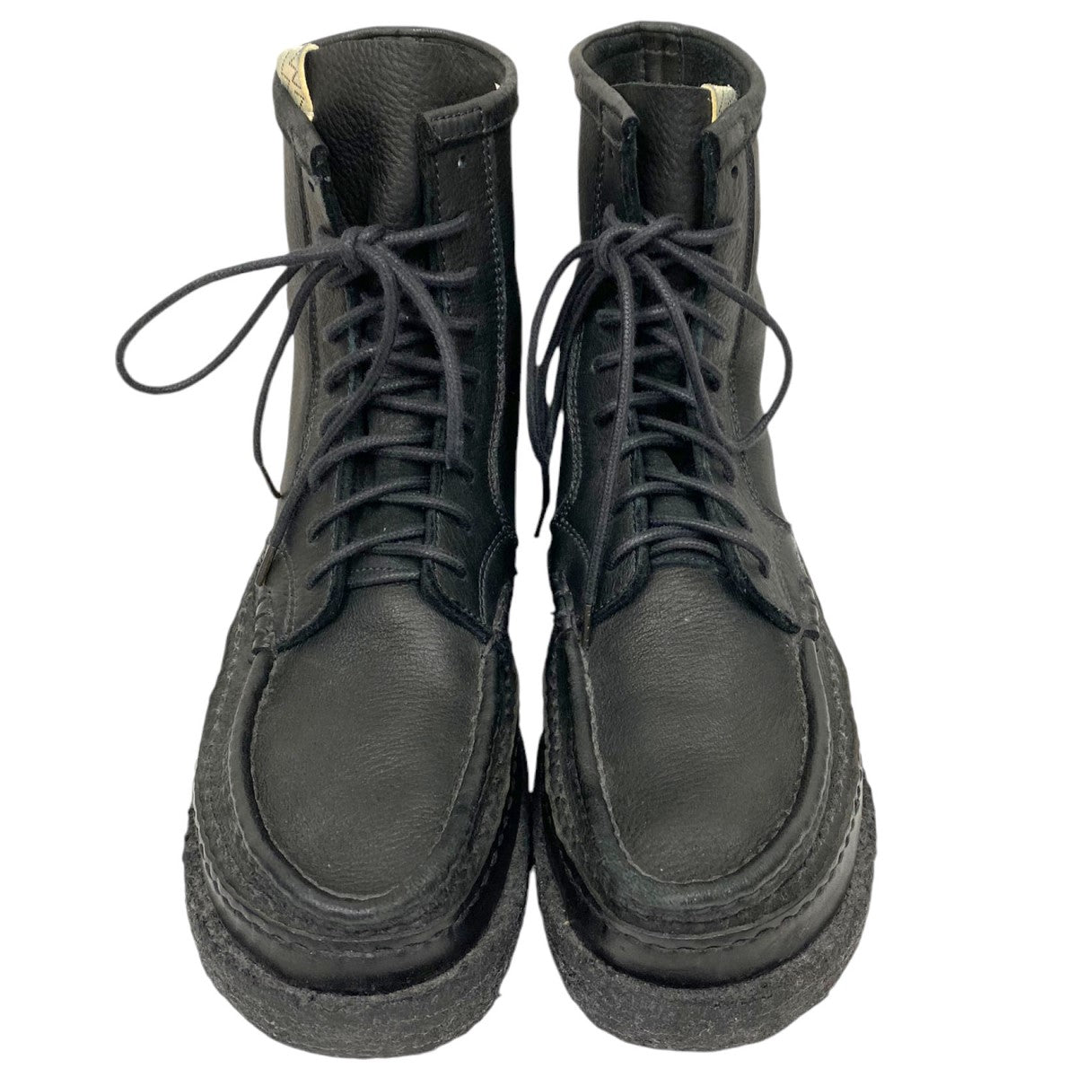 VISVIM 23AW0123202002004 CHEEKAG-FOLKディアレザーベジタブルタンニングホースレザー混合レザーレースアップブーツシューズ靴 古着・中古-2枚目のアイテム画像