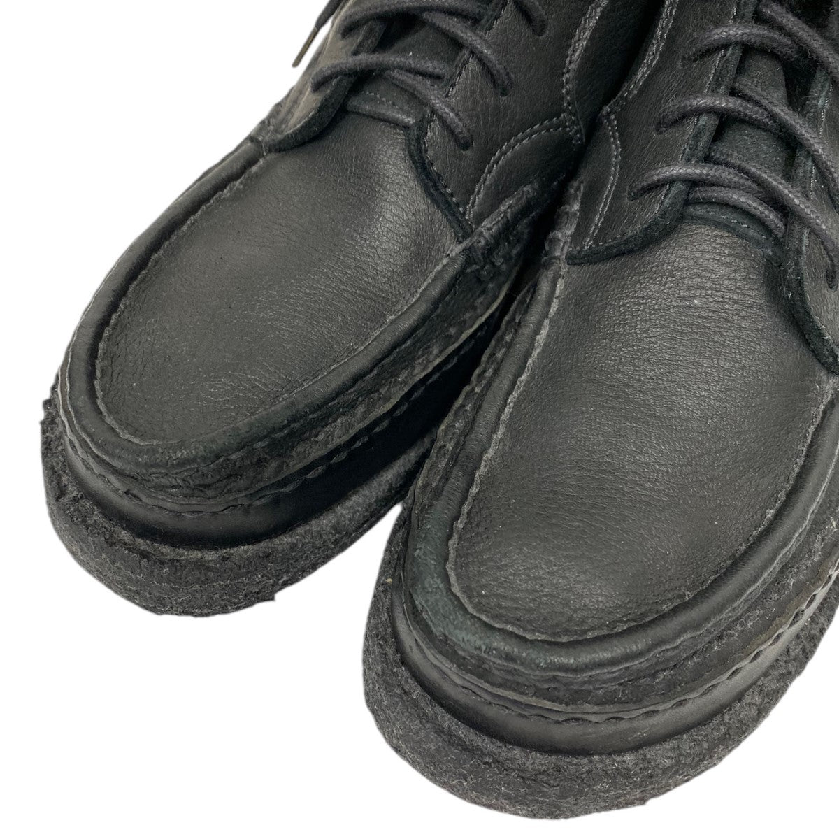VISVIM 23AW0123202002004 CHEEKAG-FOLKディアレザーベジタブルタンニングホースレザー混合レザーレースアップブーツシューズ靴 古着・中古-7枚目のアイテム画像