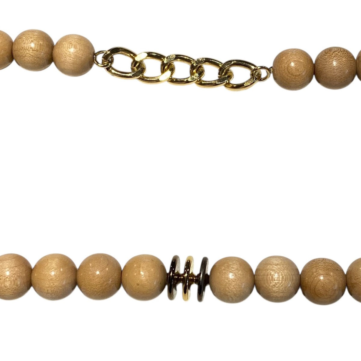 M'S BRAQUE(エムズ ブラック) Woods＆Metals Necklaceウッド