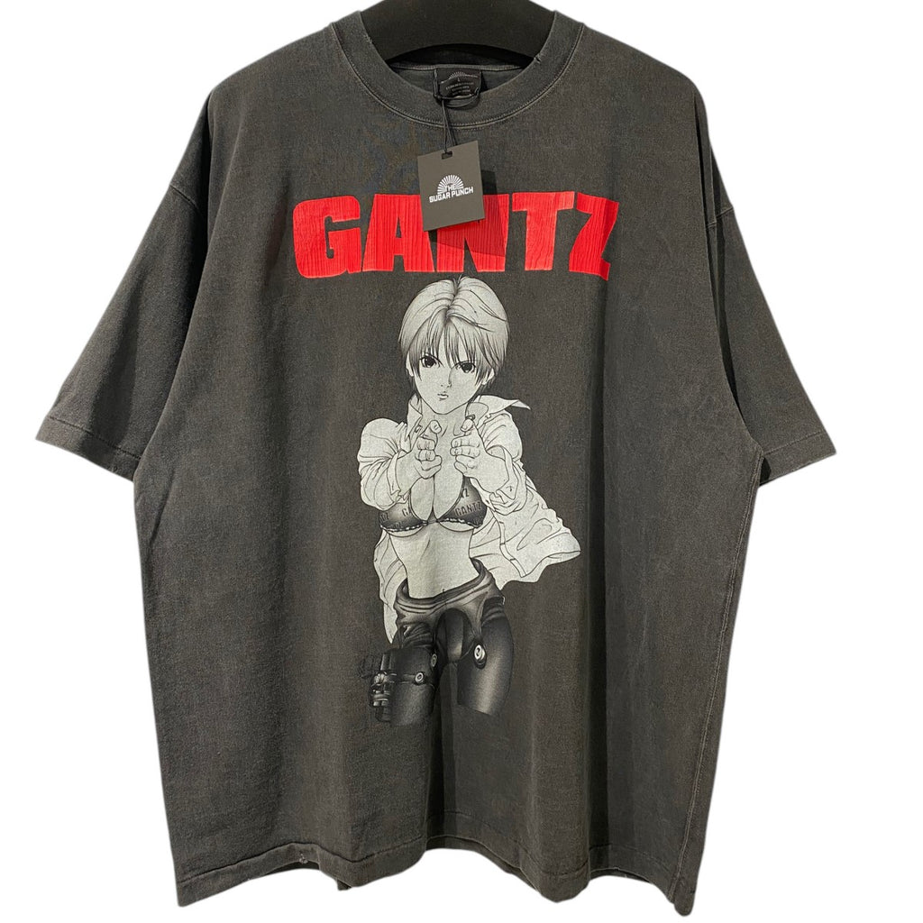 THE SUGAR PUNCH×GANTZ GANTZ S／S T-SHIRT USEDヴィンテージ加工岸本 