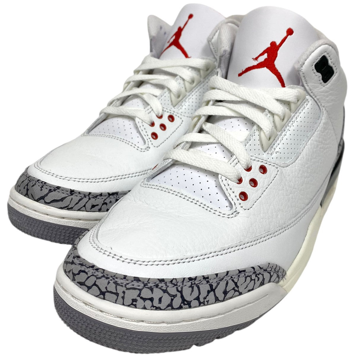 中古NIKE Air Jordan 3 ホワイトセメント　28.5 NIKE(ナイキ) AIR JORDAN3 RETRO White Cement Reimaginedエア