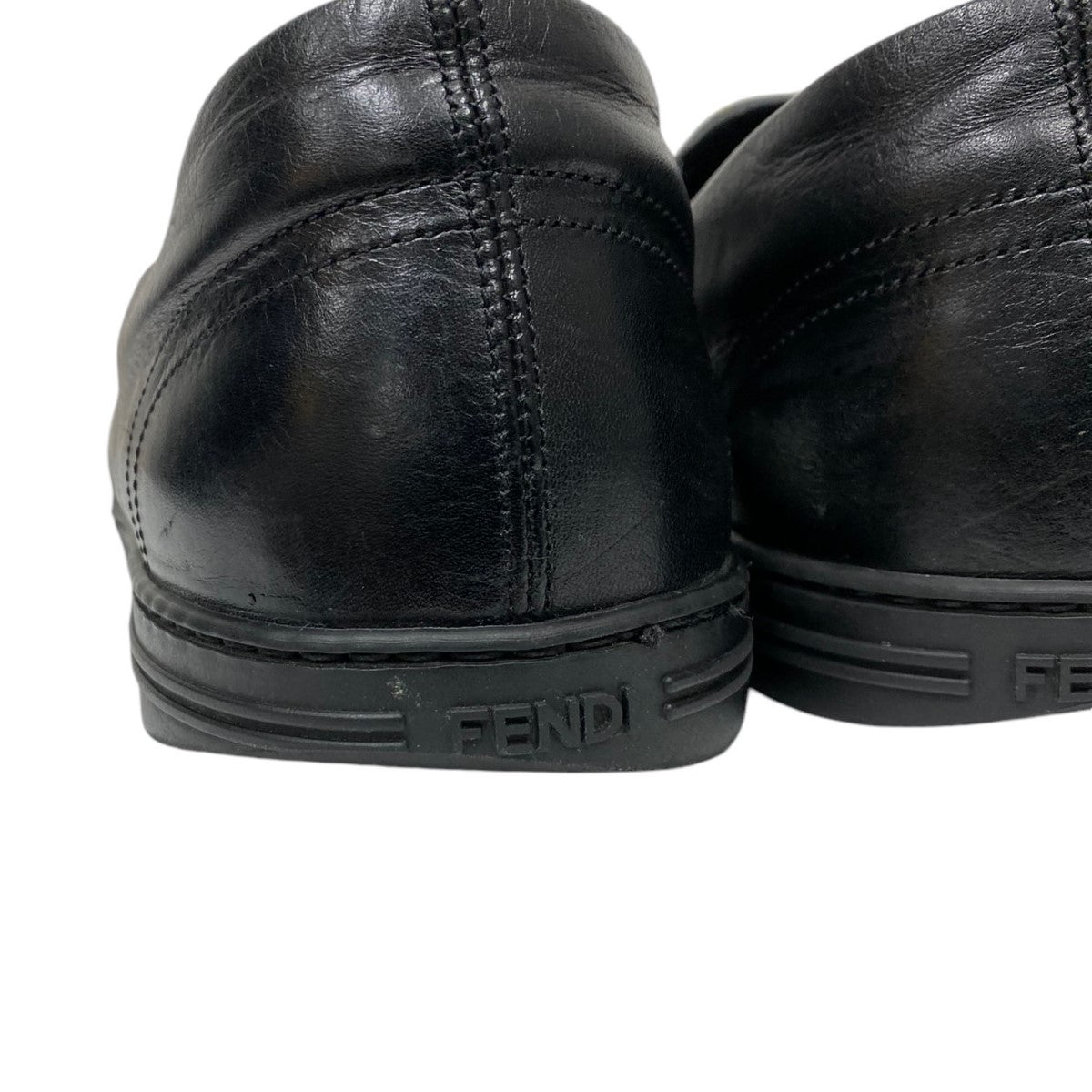 FENDI(フェンディ) Sneaker Zucca Slip-on ズッカ柄レザースニーカー靴 