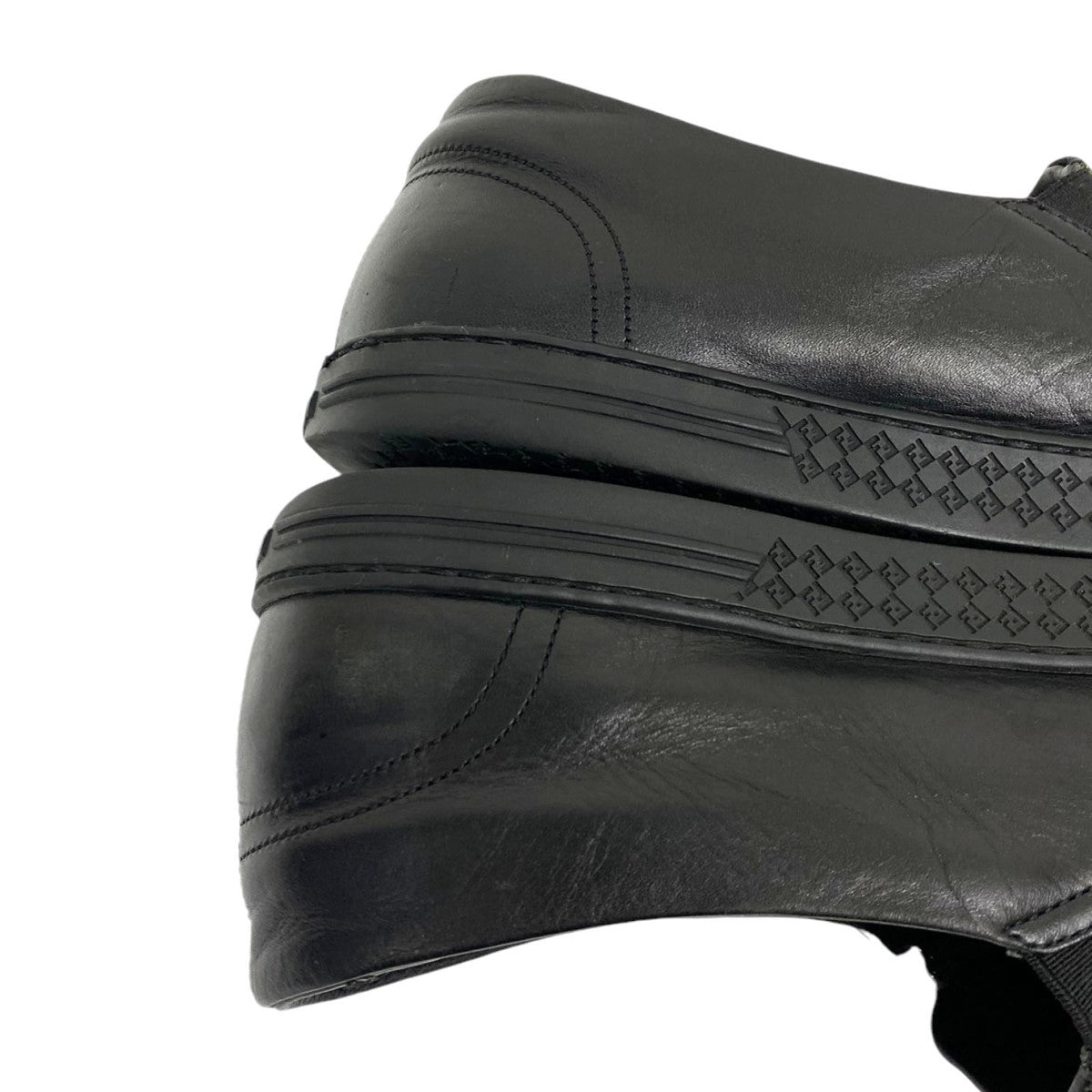 FENDI(フェンディ) Sneaker Zucca Slip-on ズッカ柄レザースニーカー靴 