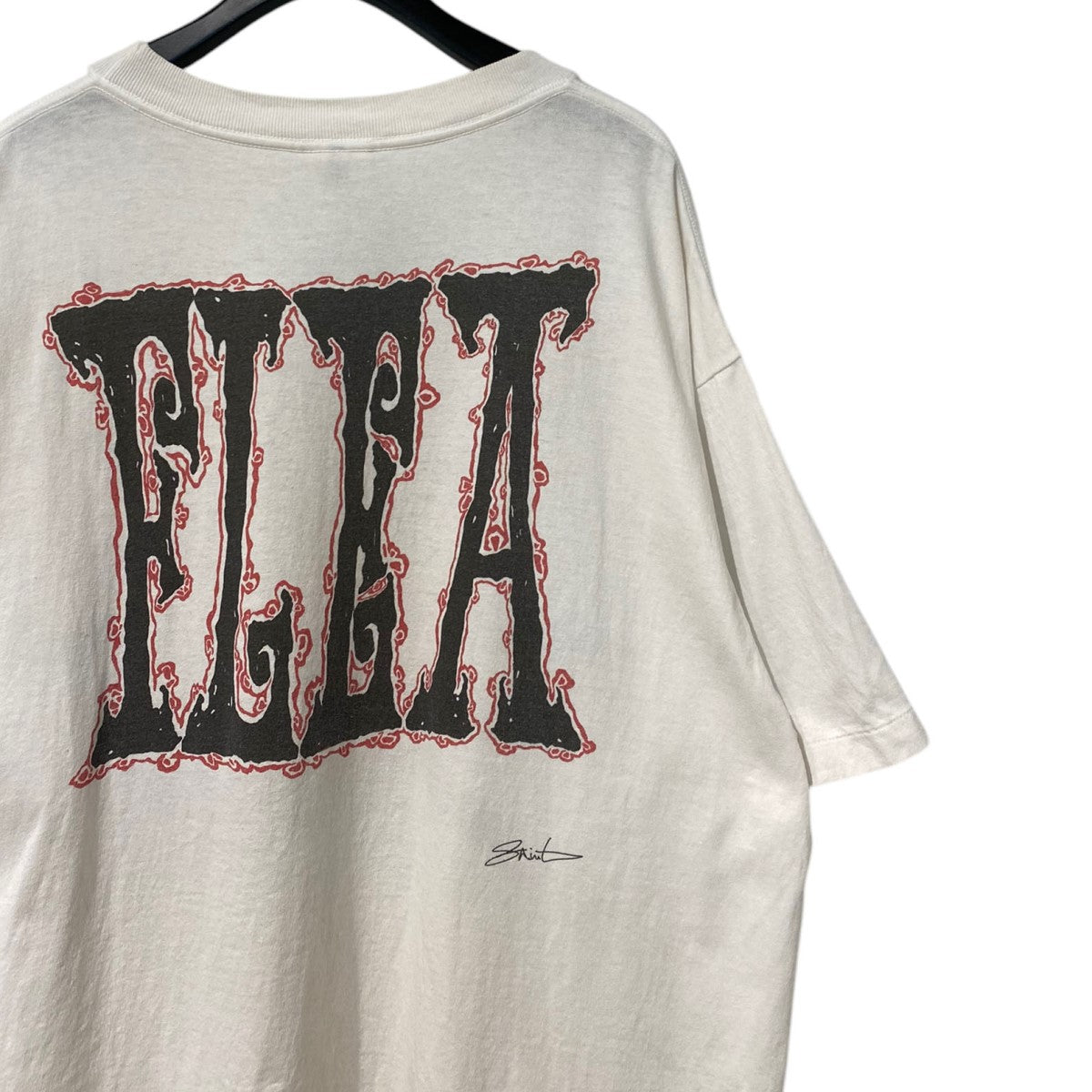 SAINT MICHAEL 24AWCP SS TEE ／ SUN USEDヴィンテージ加工プリントTシャツ 古着・中古-4枚目のアイテム画像