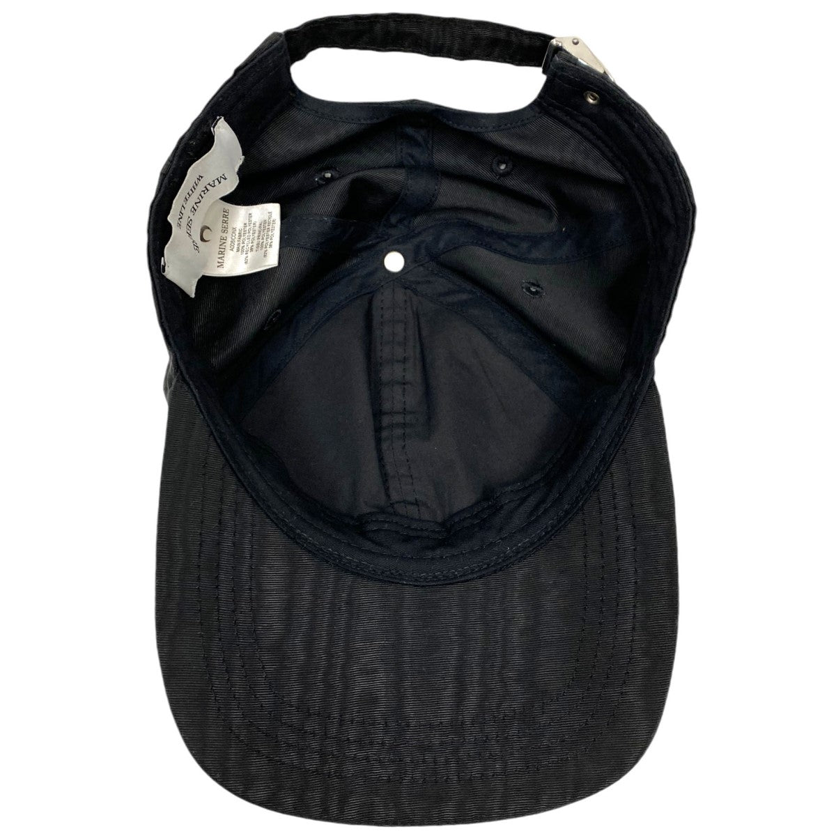 marine serre(マリーン・セル) Recycled Moire Baseball Capロゴ