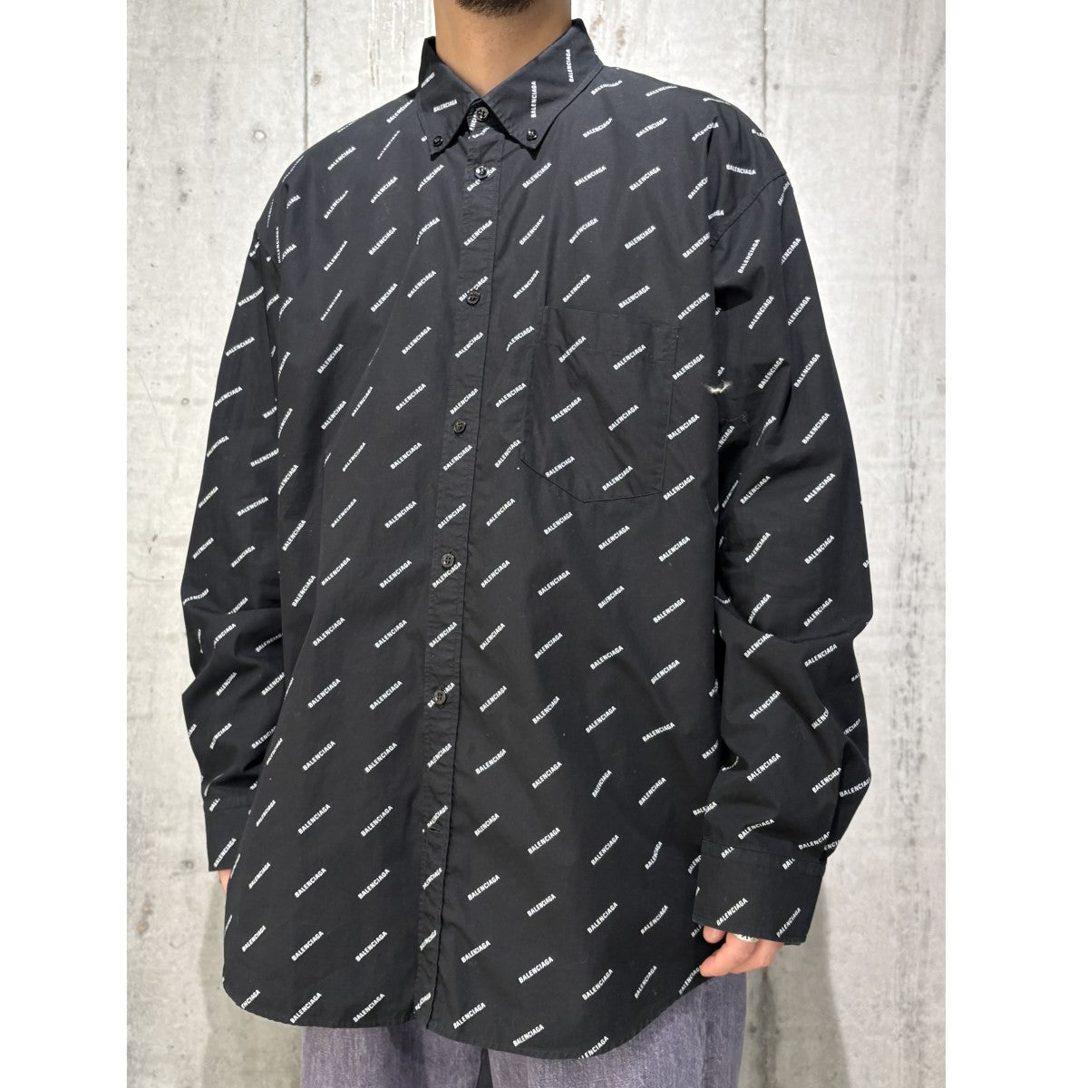 BALENCIAGA 新品未使用オーバーサイズパデッドシャツブルゾン44 BALENCIAGA 新品未使用オーバーサイズパデッドシャツブルゾン44