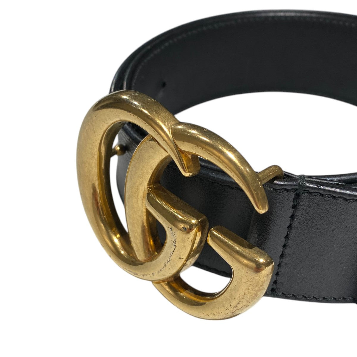 GUCCI(グッチ) GG Marmont Wide Belt GGマーモントレザーワイド