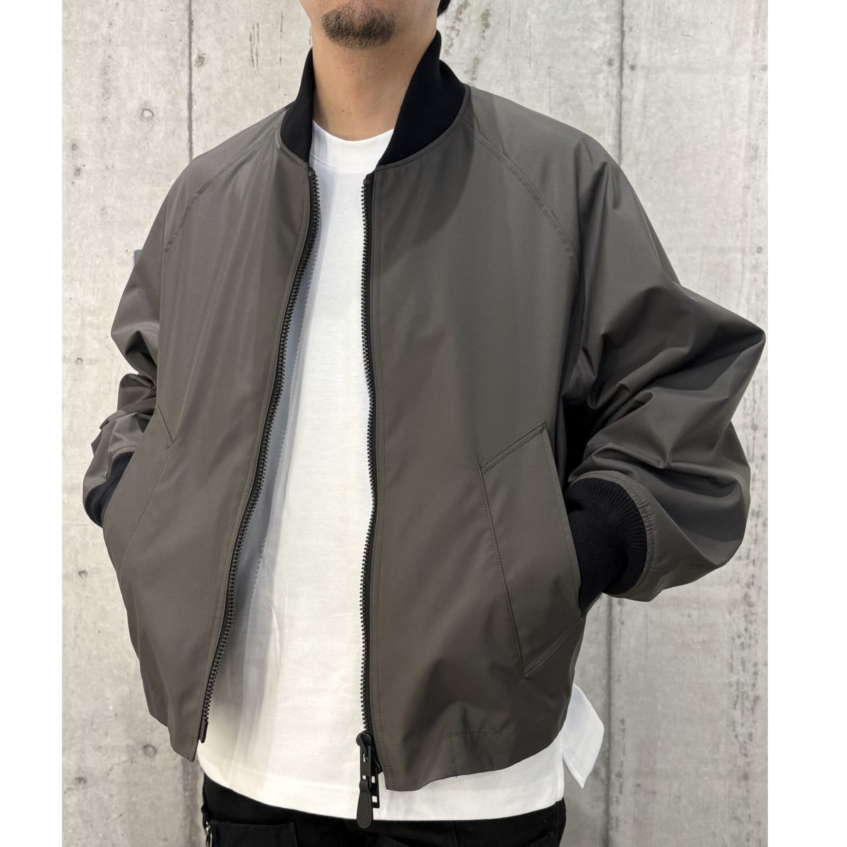 24SS THE RERACS ハリントンジャケット ベージュ 46 HARRINGTON JACKET - WUNDER