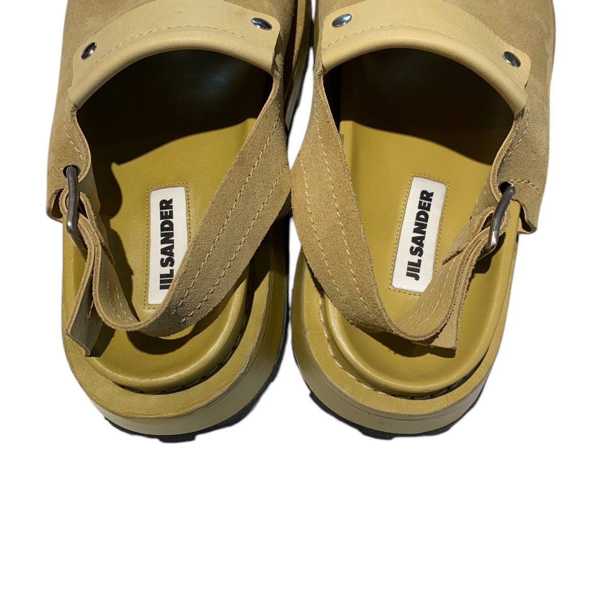 JIL SANDER ALMOND sandal suede reversedレザーサンダル靴スニーカーJ33WP0004 古着・中古-6枚目のアイテム画像