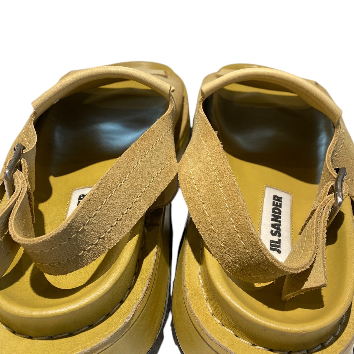 JIL SANDER(ジルサンダー) ALMOND sandal suede reversedレザー
