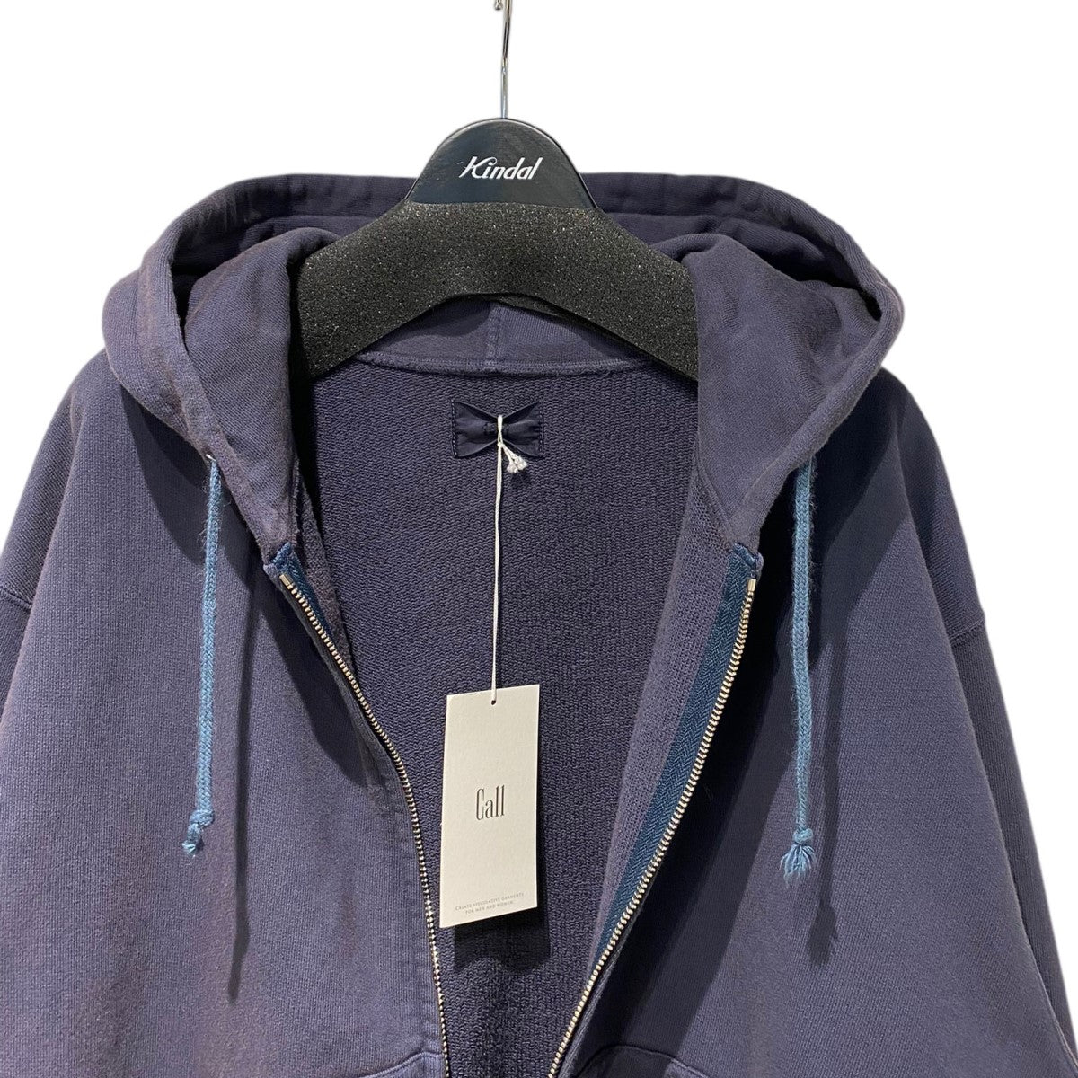 Call(コール) 25SSShow Window Hoodie製品染めバイオ加工