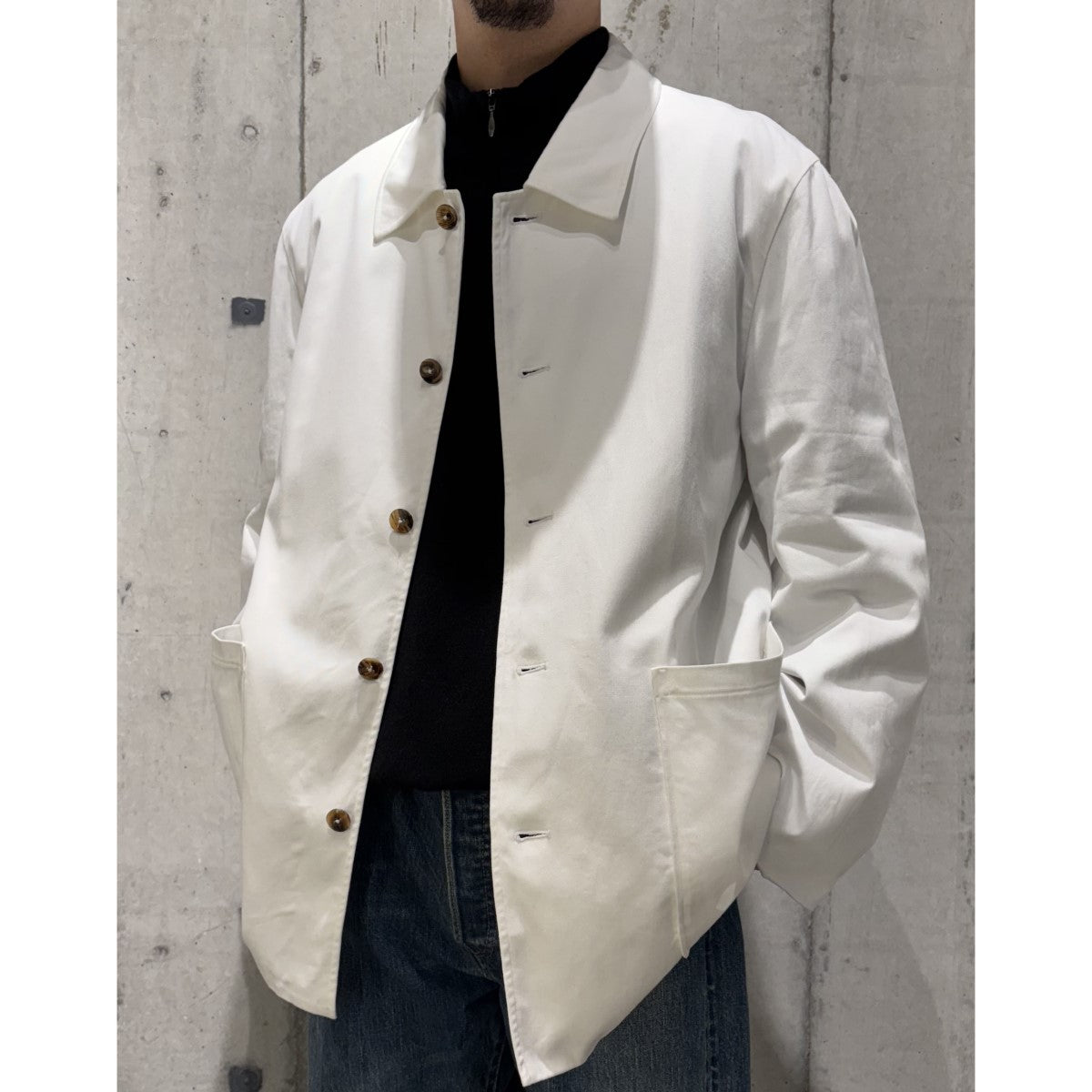 25SSCOTTON SHIRT JACKETコットンシルクローンシャツジャケット