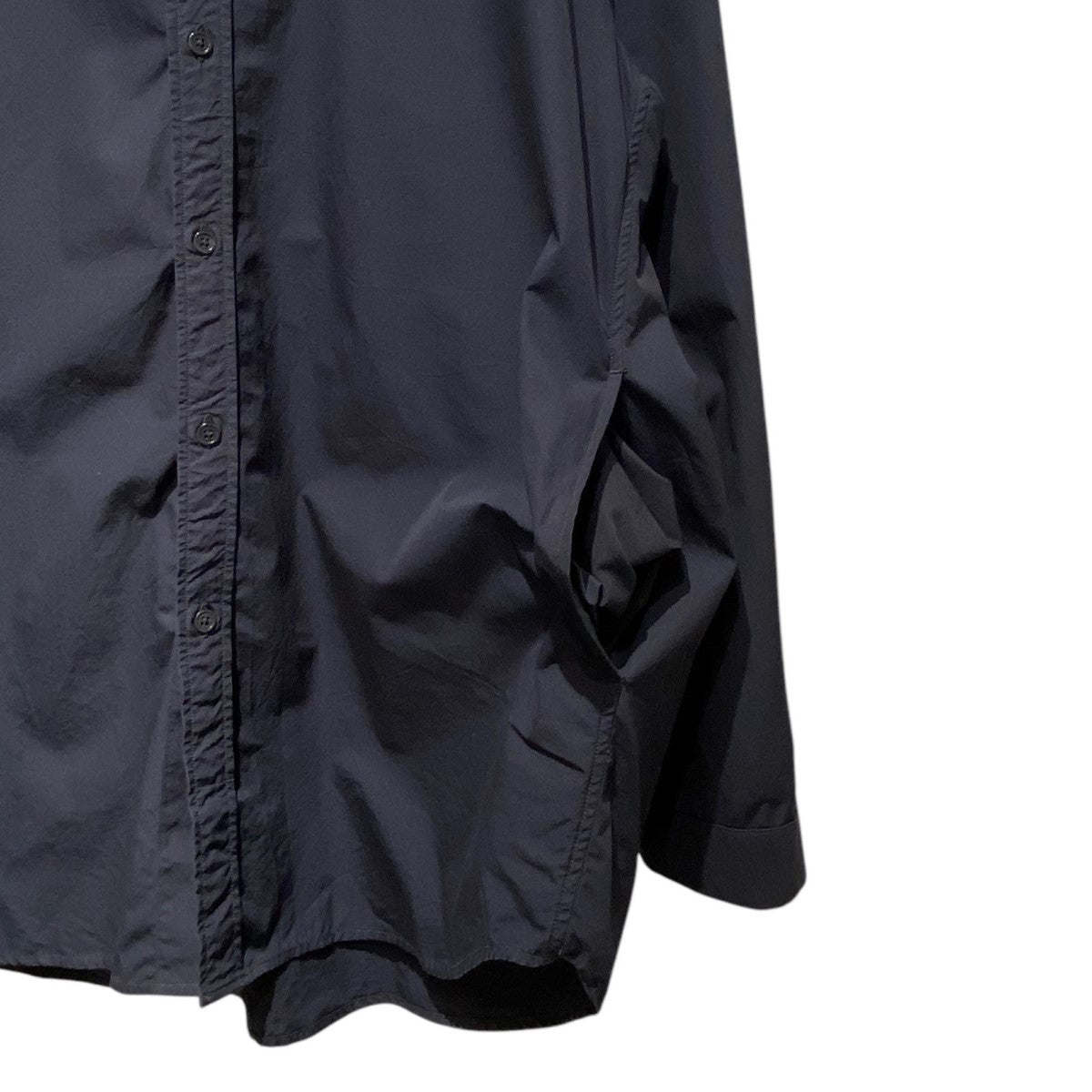 ATON(エイトン) 23AWSHRINK BROAD OVERSIZED SHIRTオーバーサイズ