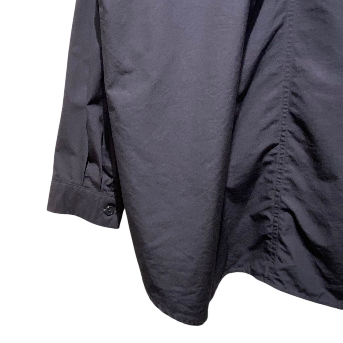 ATON(エイトン) 23AWSHRINK BROAD OVERSIZED SHIRTオーバーサイズ