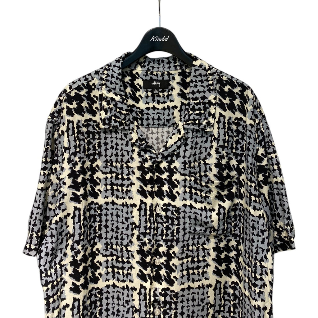 stussy(ステューシー) 21SSHand Drawn Houndstooth総柄半袖シャツ 
