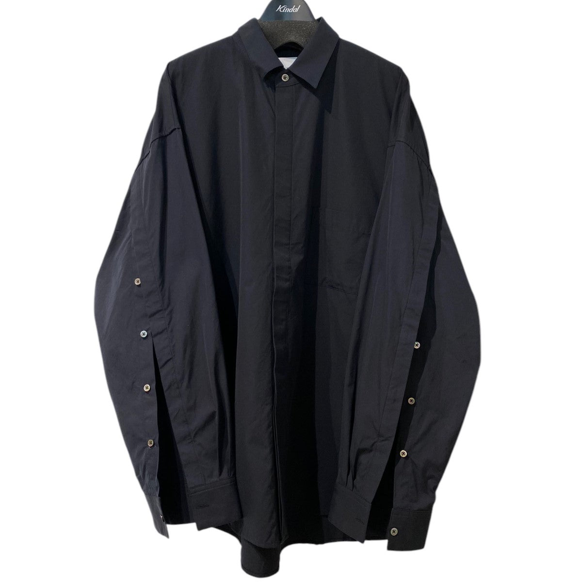 stein(シュタイン) FLY FRONT SLEEVE OVERSIZED SHIRTボリューム