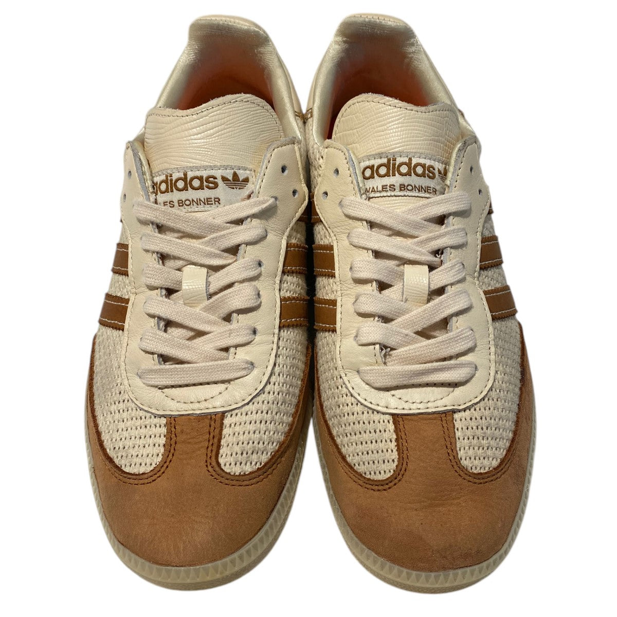 WALES BONNER adidas 21SSFX7720 SAMBA CREAM WHITEサンバスニーカー靴 古着・中古-2枚目のアイテム画像