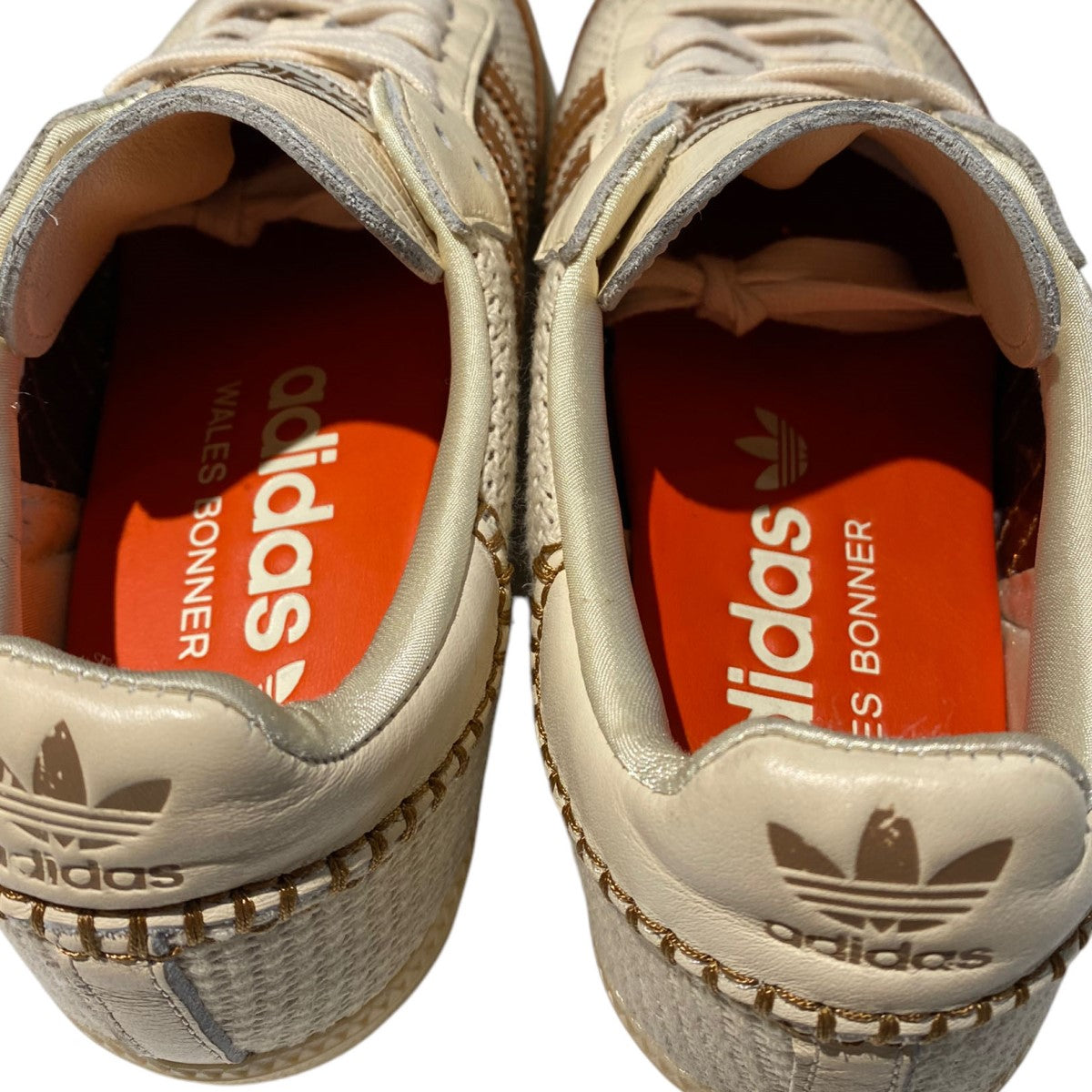 WALES BONNER adidas 21SSFX7720 SAMBA CREAM WHITEサンバスニーカー靴 古着・中古-8枚目のアイテム画像