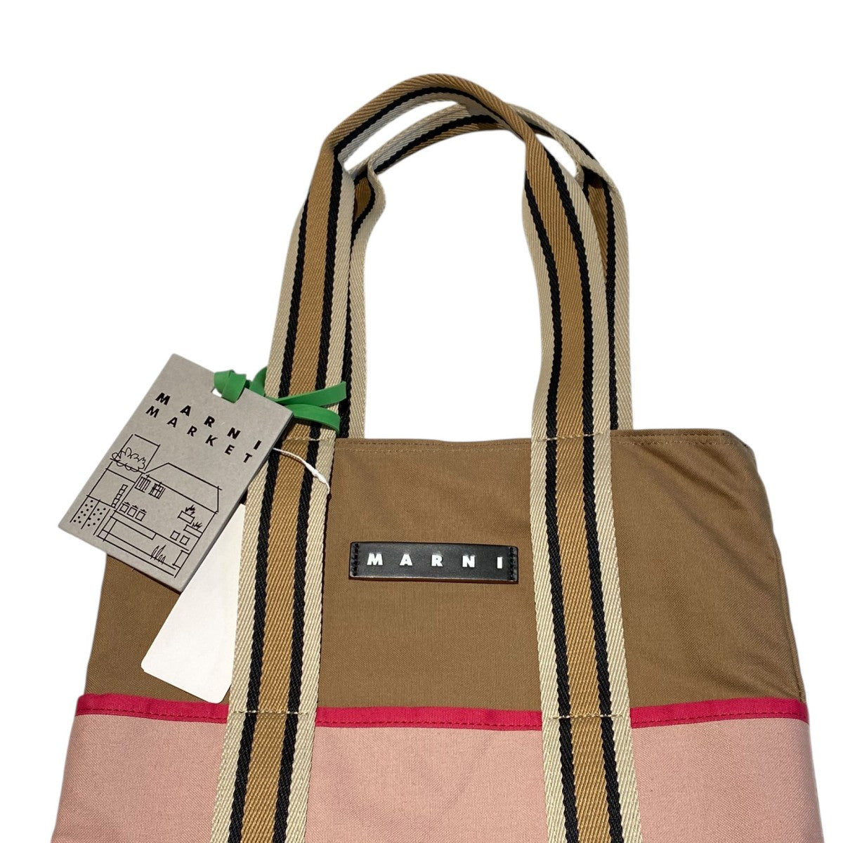 新品・タグ付☆ MARNI カラーブロックキャンバス MARNI マルニ フラワー カフェ FLOWER CAFE レディース カバン