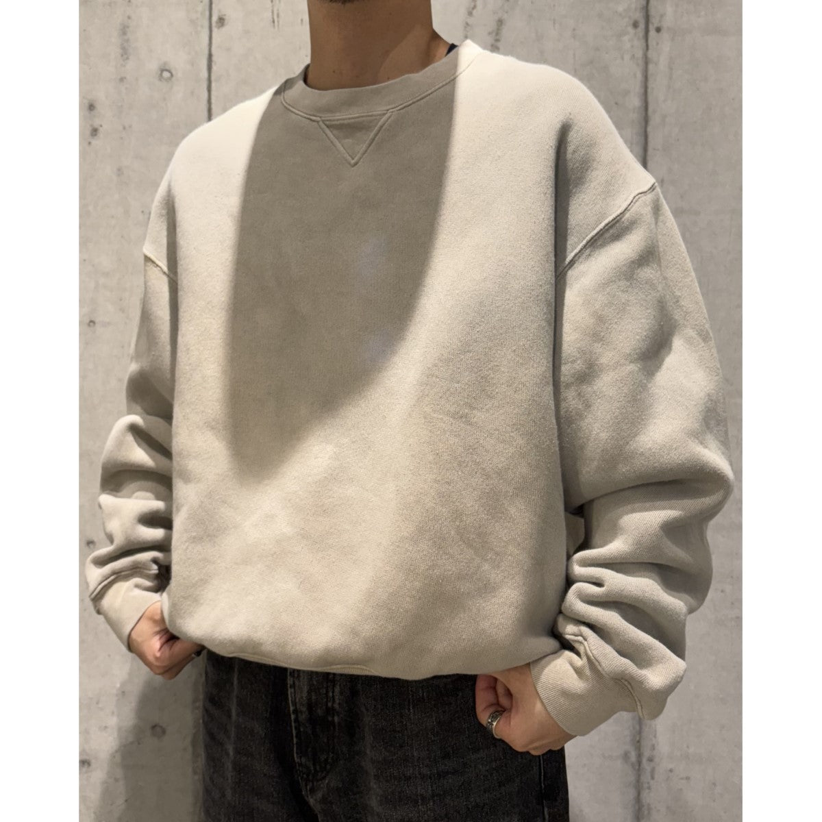 OUR LEGACY 24AWPerfect Sweatshirt USED加工スウェット 古着・中古-2枚目のアイテム画像