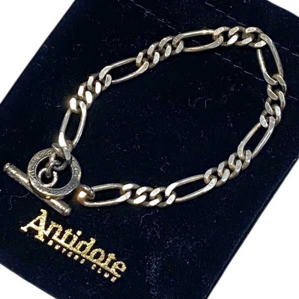 Silver950 Chain Bracelet Figaro Wide シルバーチェーンブレスレット