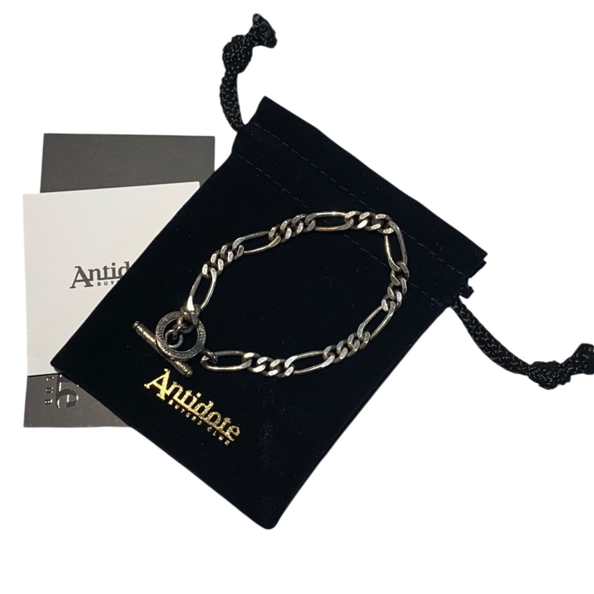 Silver950 Chain Bracelet Figaro Wide シルバーチェーンブレスレット