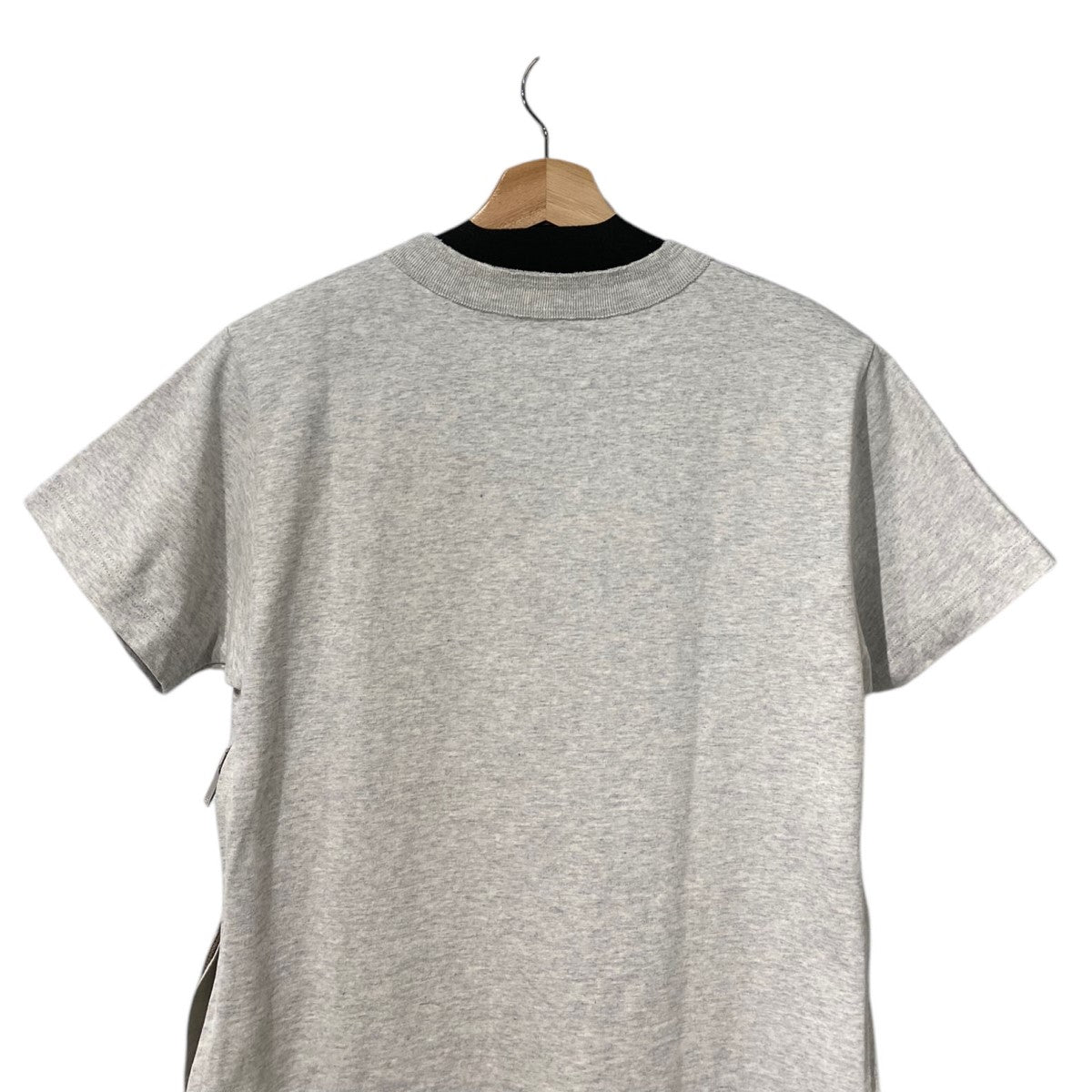 sacai×A．P．C． 21SST-SHIRT KIYO LOGOロゴSIDEサイドZIPTシャツ 古着・中古-5枚目のアイテム画像
