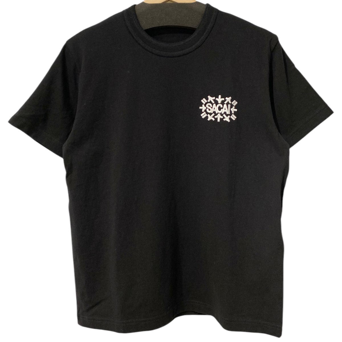 sacai×Eric Haze 23SSLogo Embroidery T-shirtロゴ刺繍Tシャツ 古着・中古-2枚目のアイテム画像