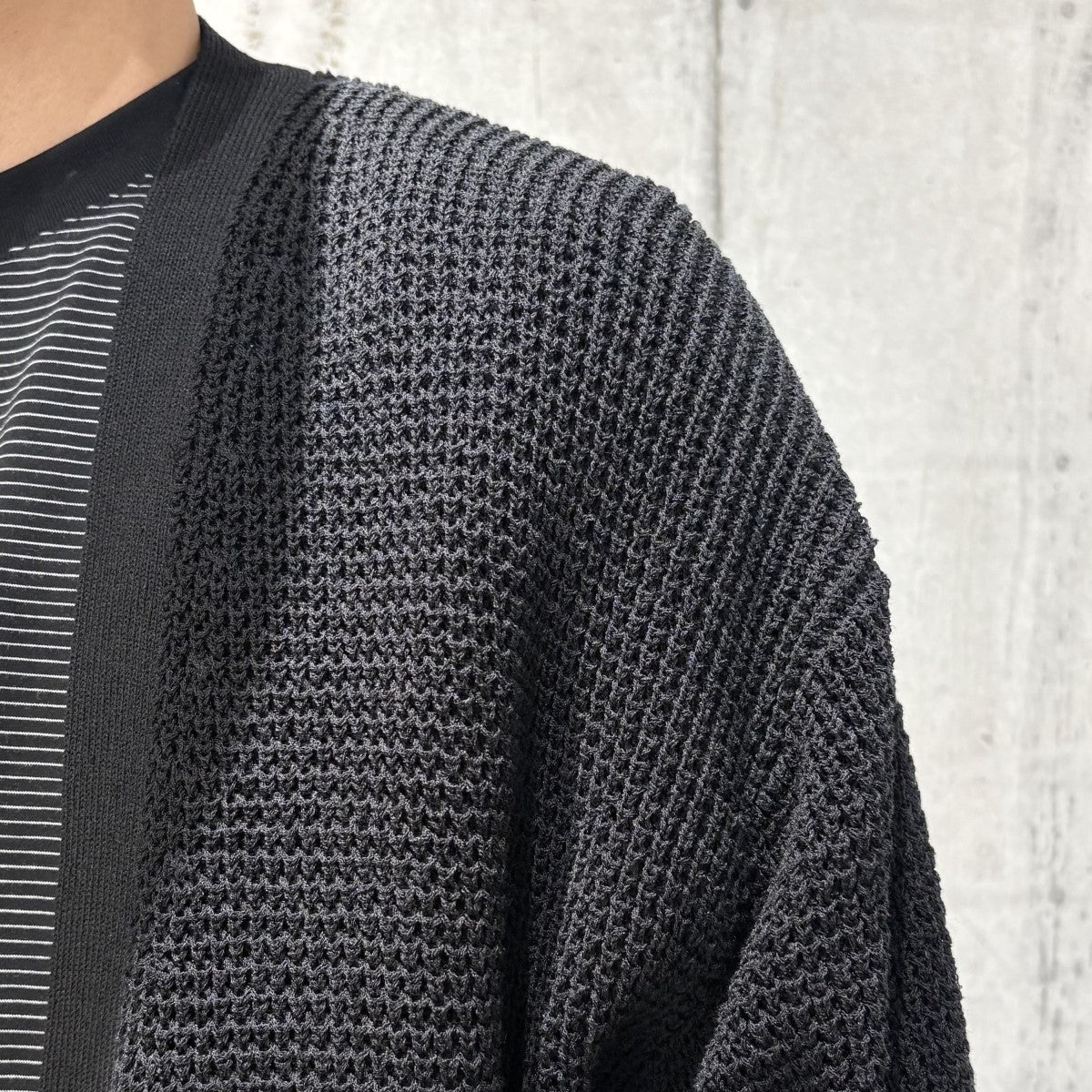 Graphpaper(グラフペーパー) 24SSLinen SOLOTEX Knit Cardigan