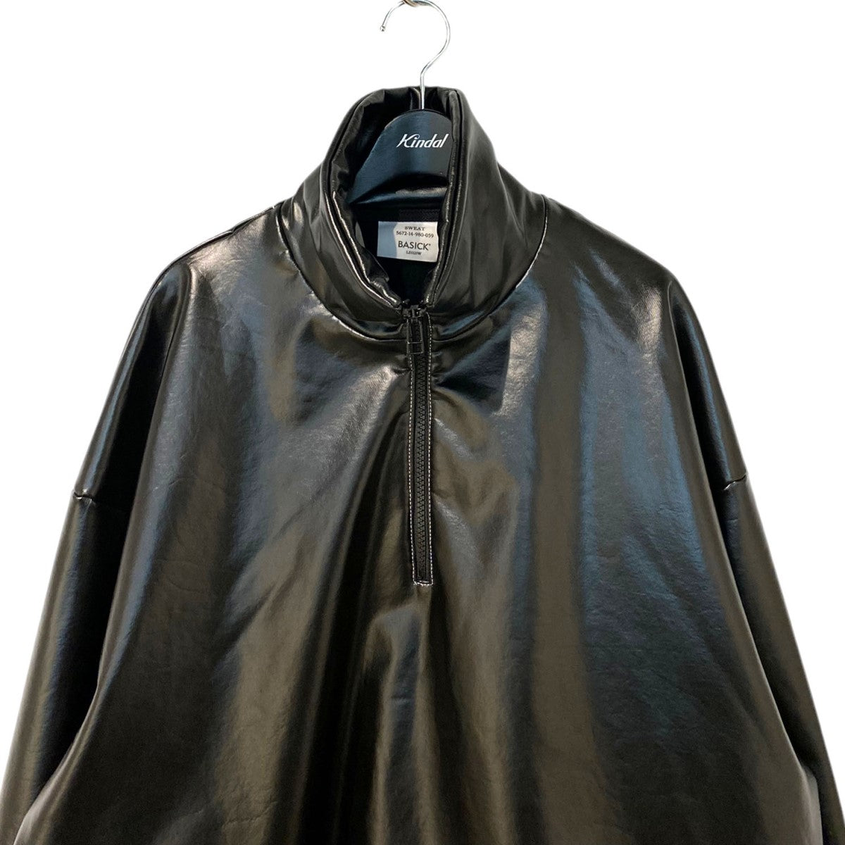 BASICKS(ベイシックス) 23AWCoating Half Zip Pllover